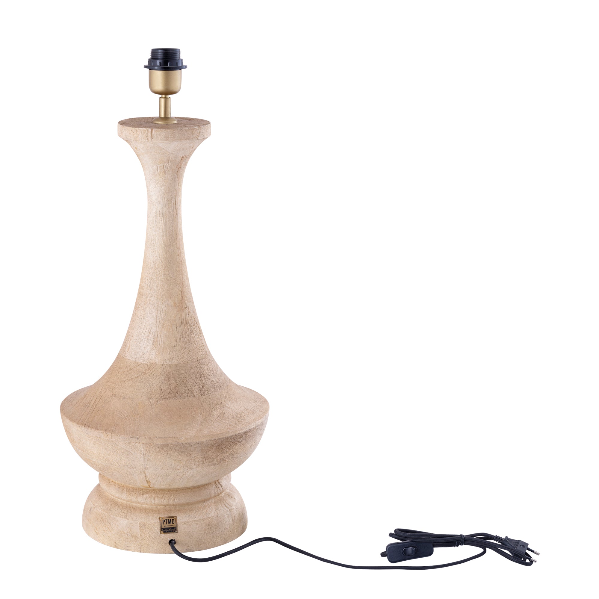 Ahid Lampes de table en bois de manguier - Naturel