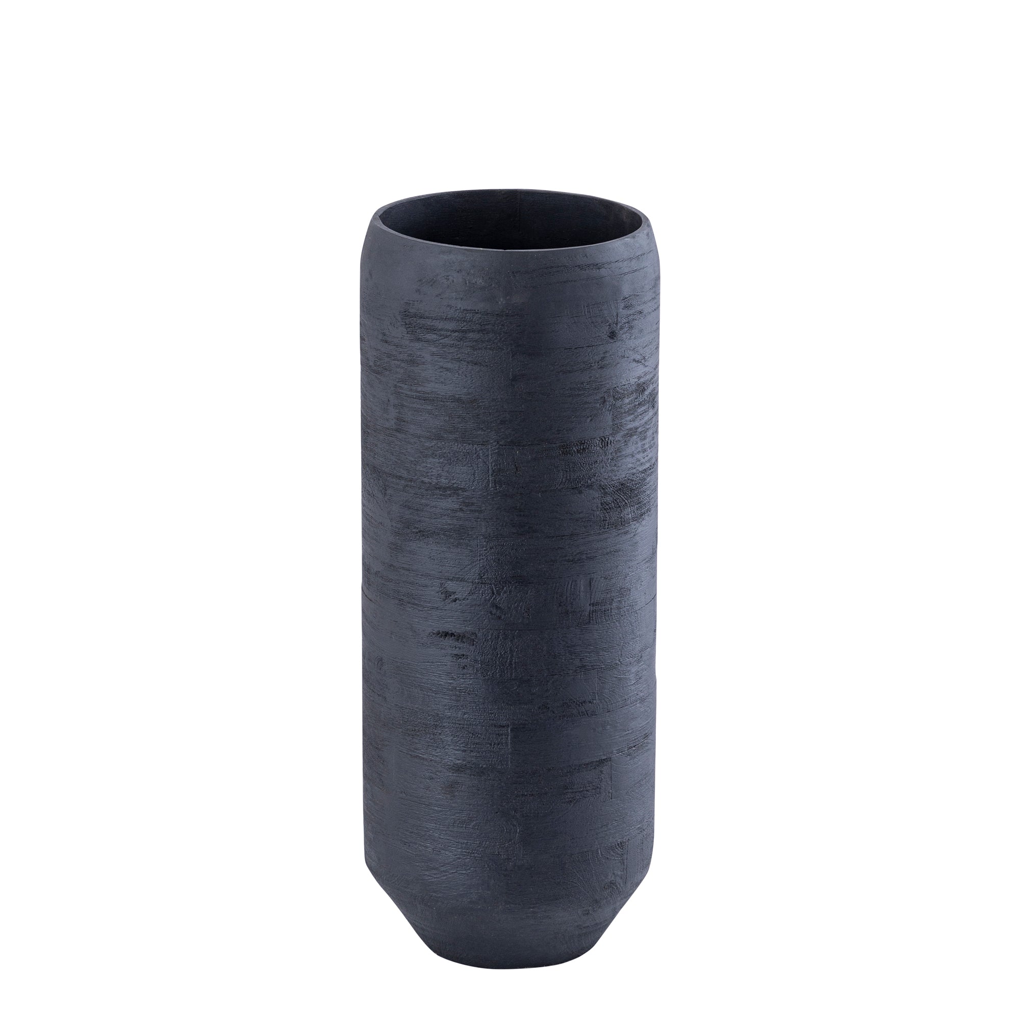 Gerd Pot en bois - Noir