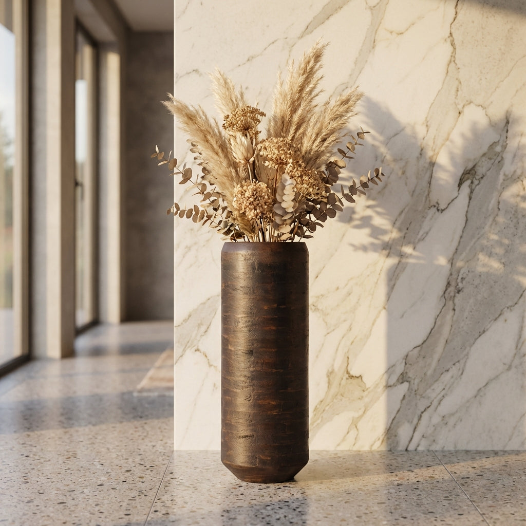 Gerd Pot en bois - Marron