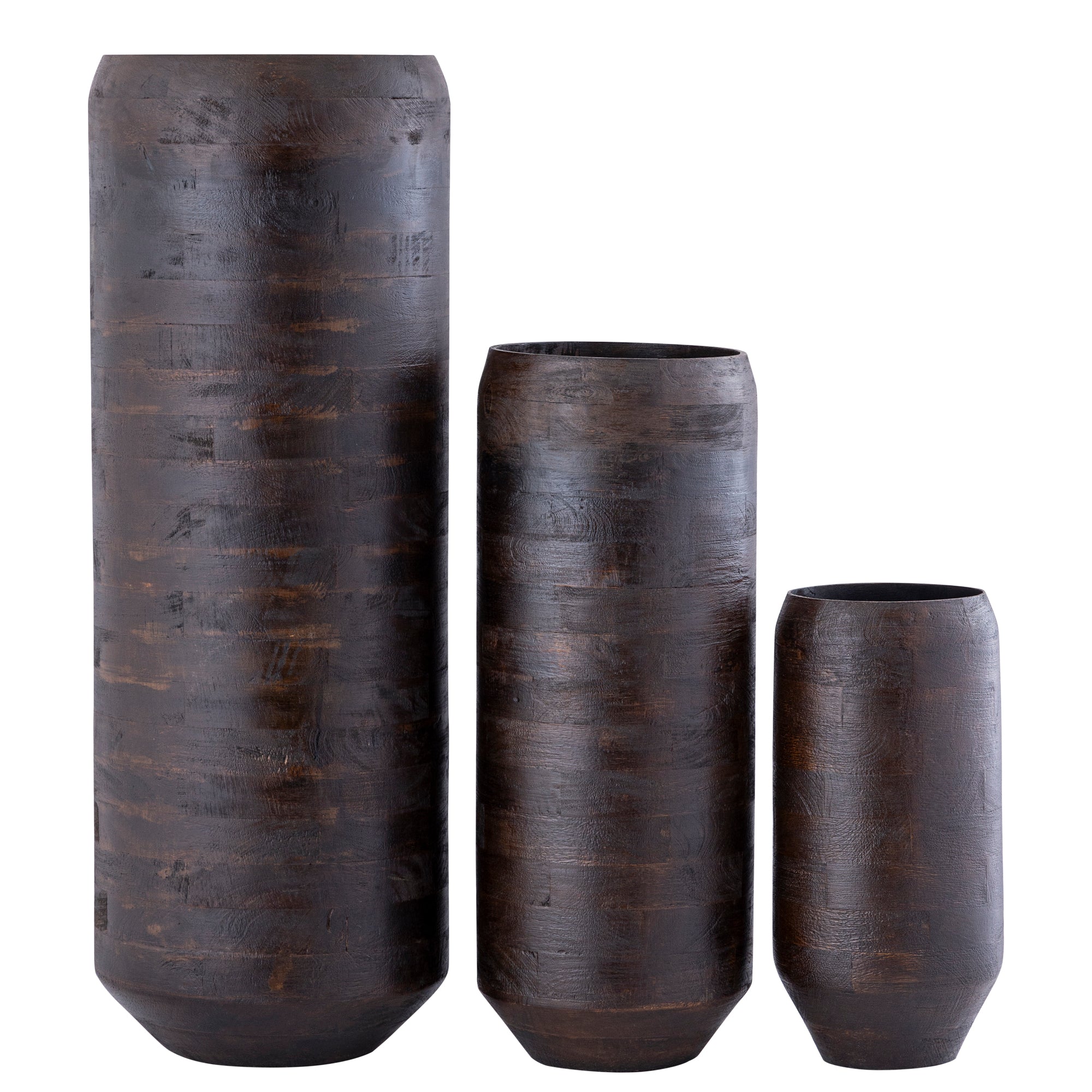 Gerd Pot en bois - Marron