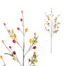 Berry Plant Orange rose hip spray with leaves Orange — Branche artificielle — Branche artificielle design premium | Häus