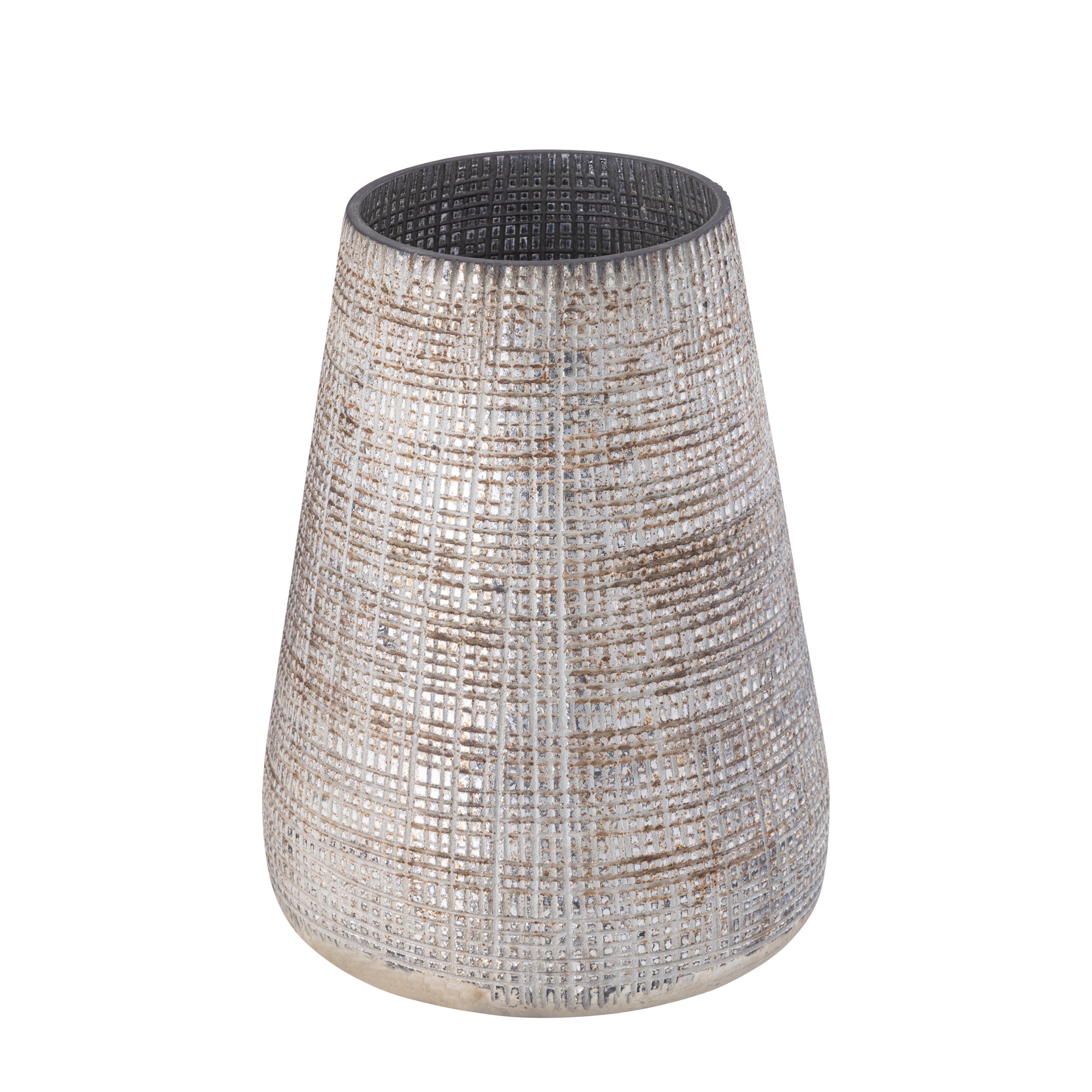 Damin Bougeoirs en verre - Crème