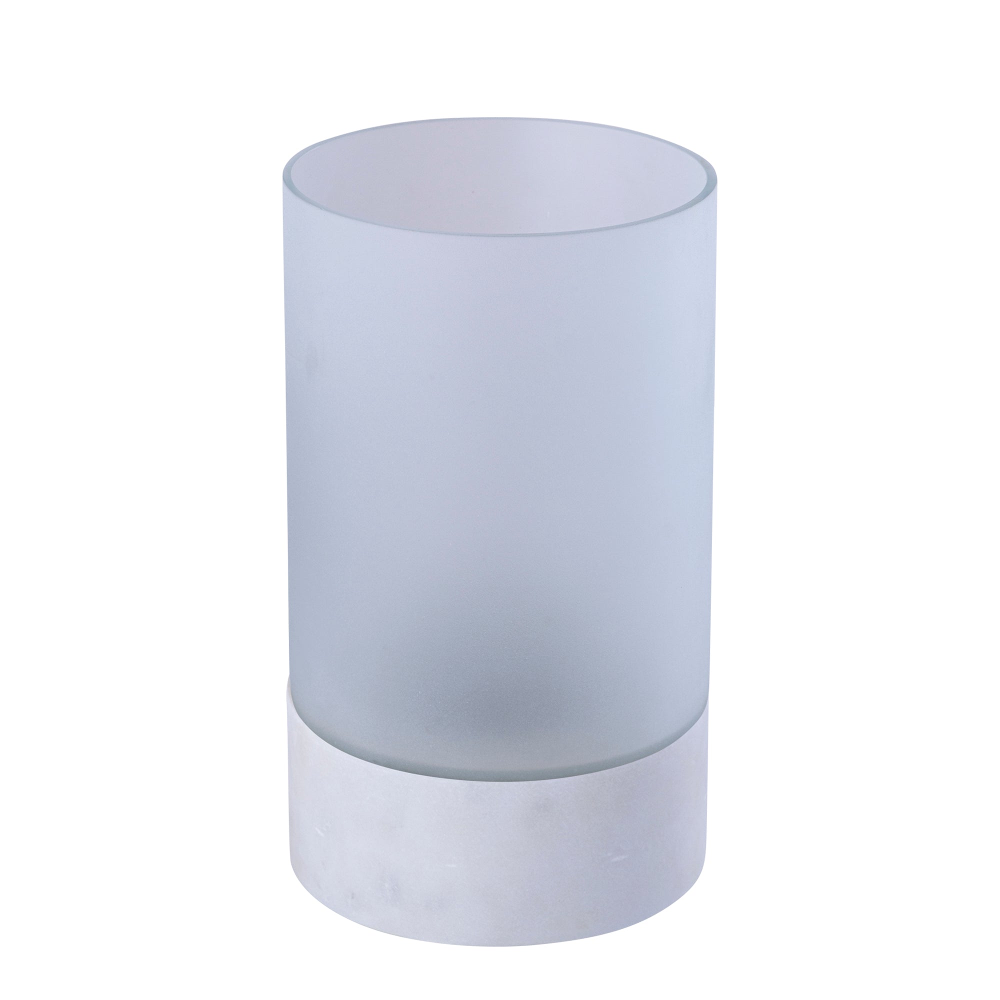 Conree Bougeoirs en verre - Blanc
