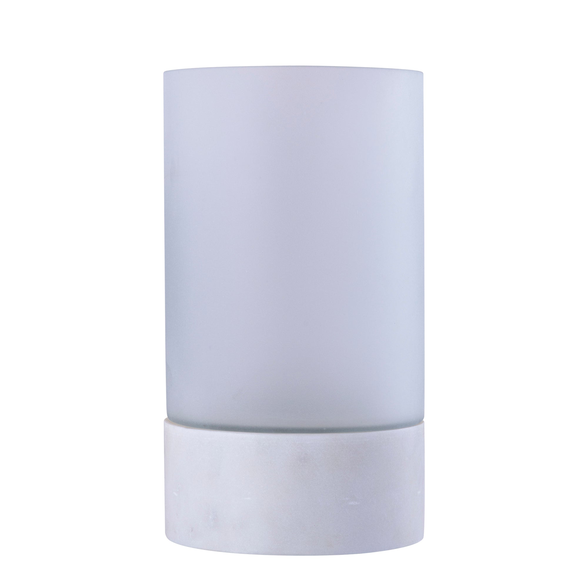 Conree Bougeoirs en verre - Blanc