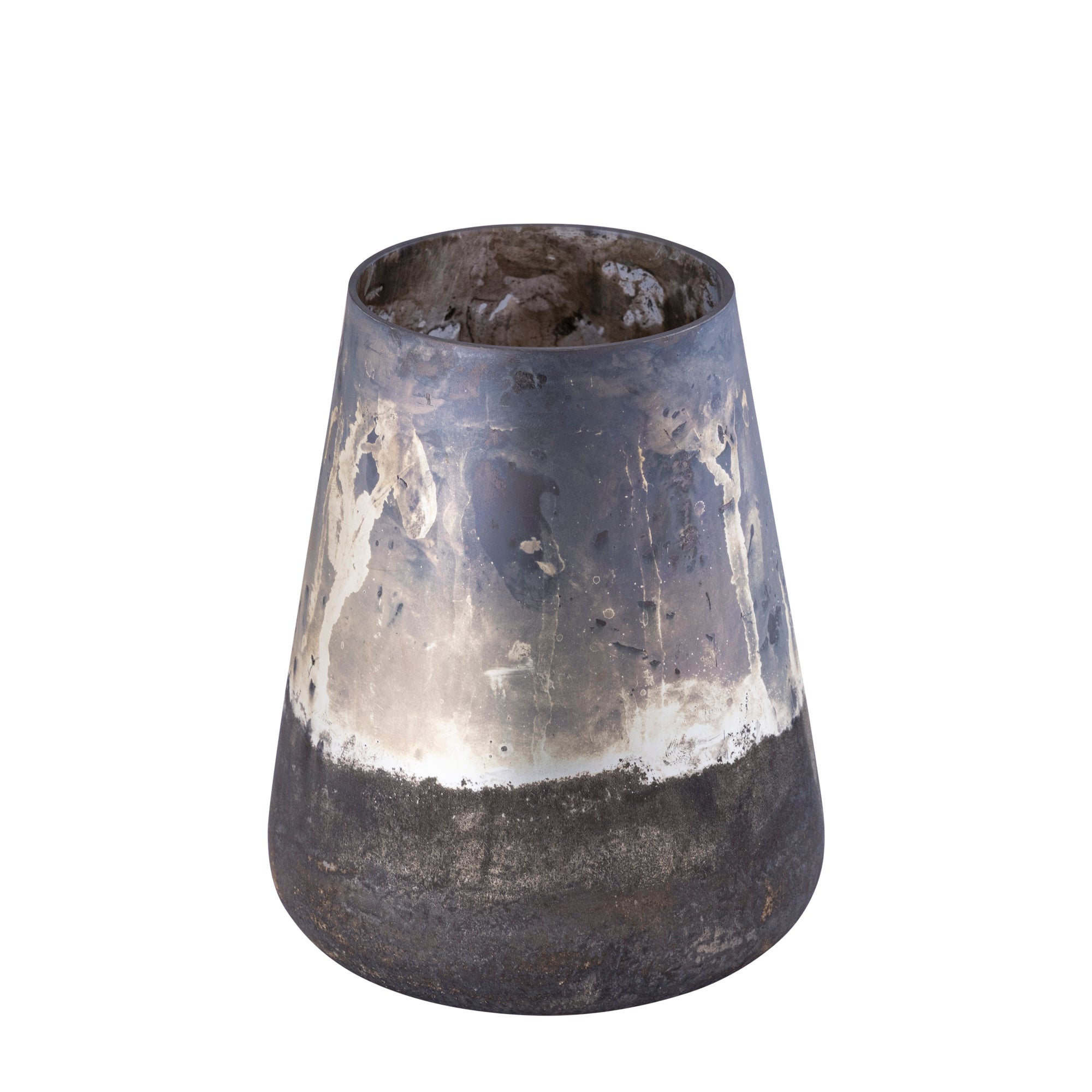 Travers Bougeoirs en verre - Gris
