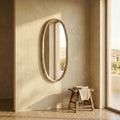 Miroir Limera — Laiton Aluminium Ovale Irrégulier Bordure S