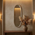 Miroir Limera — Laiton Aluminium Ovale Irrégulier Bordure L