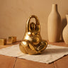 Oday Gold ceramic women statue sitting A