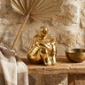 Oday Gold ceramic women statue sitting B