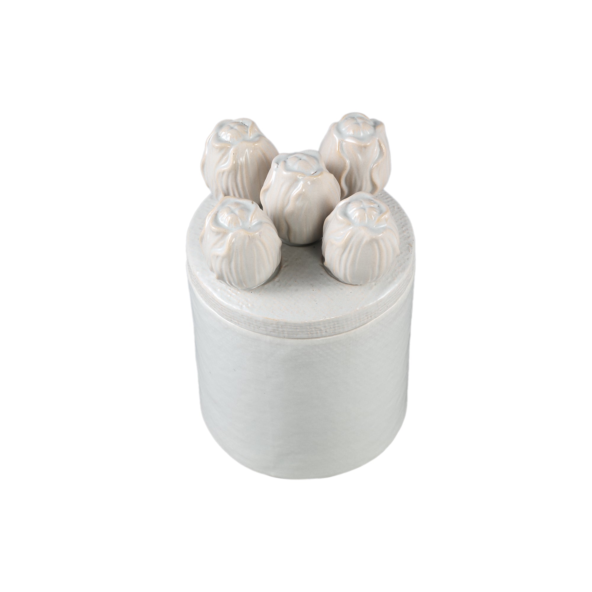 Krystine Pot en céramique - Crème