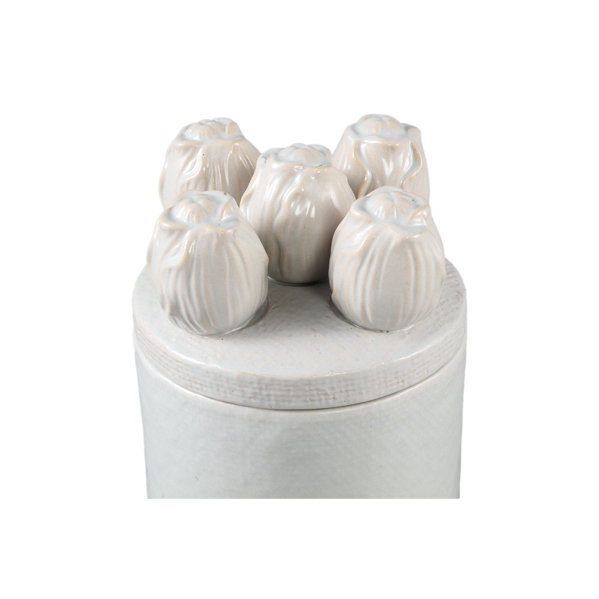Krystine Pot en céramique - Crème