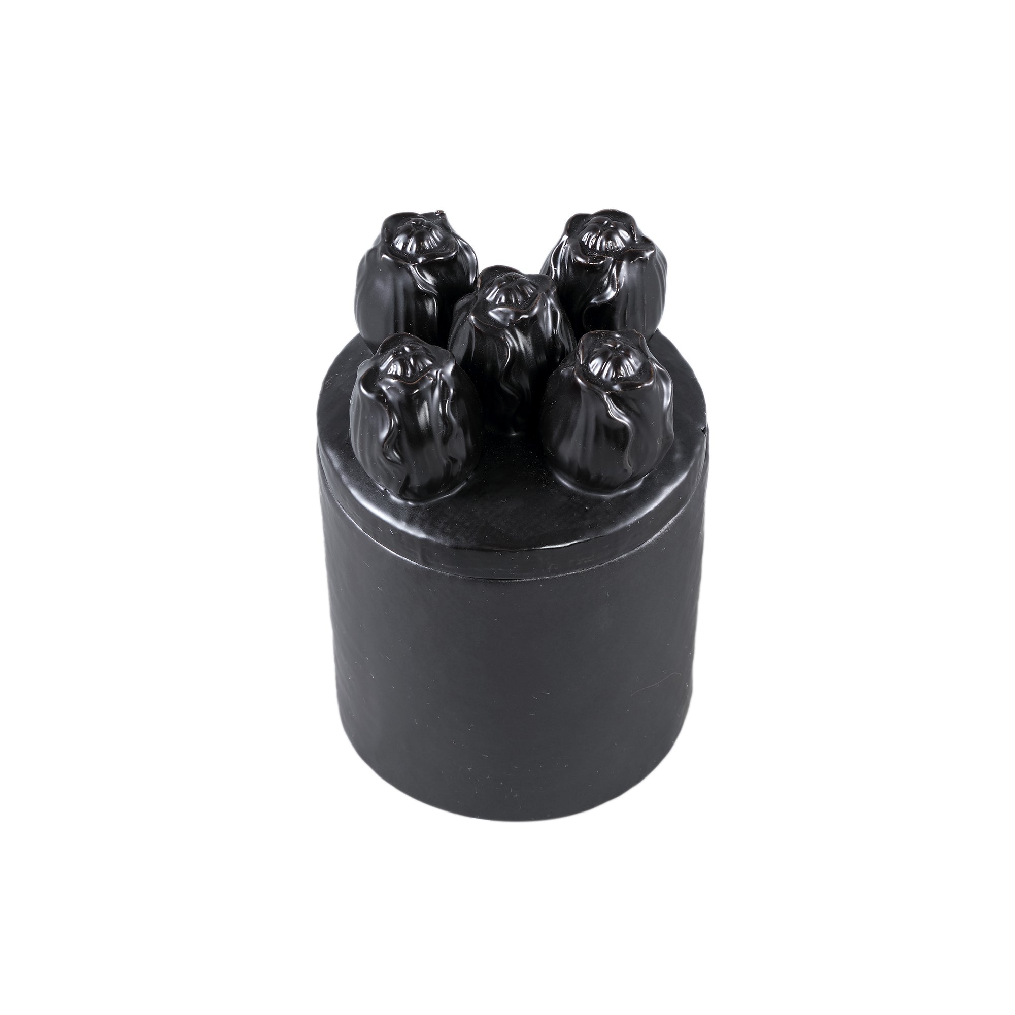 Pot Krystine — Céramique — Noir