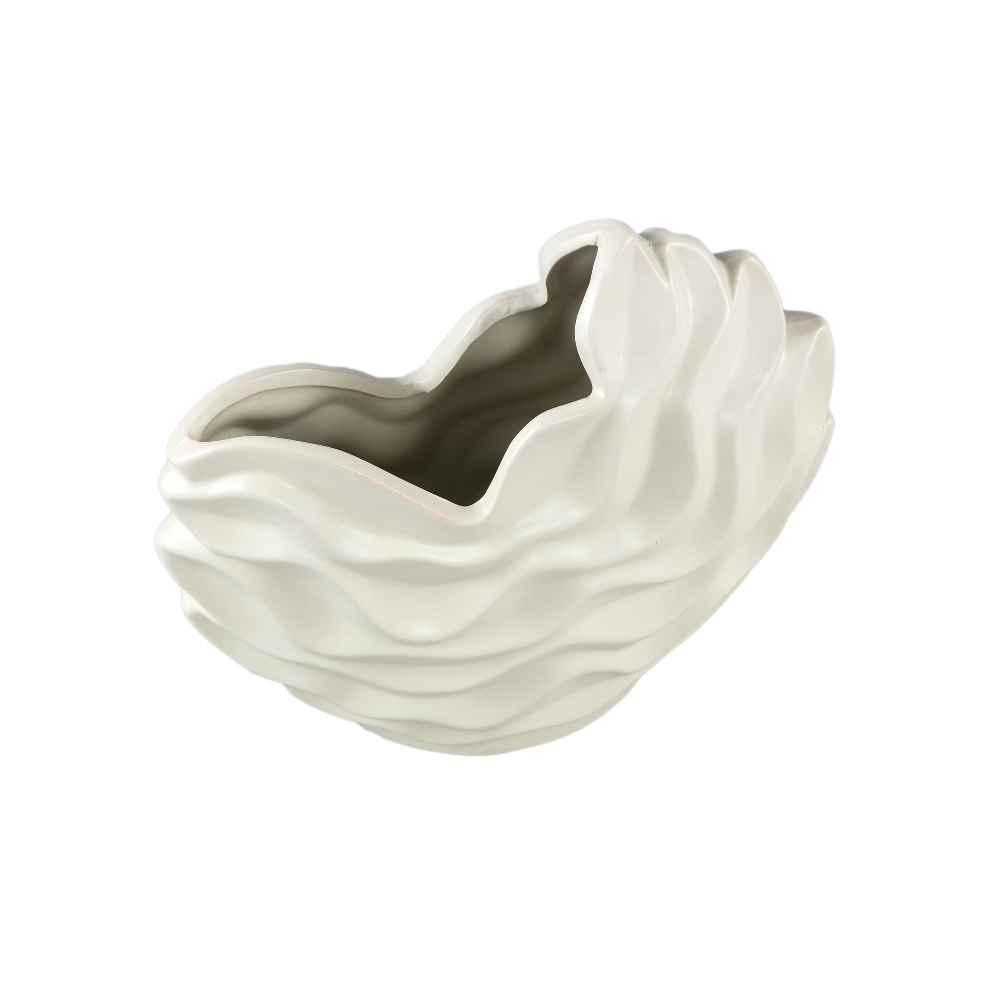 Kaylagh Pot en céramique - Crème