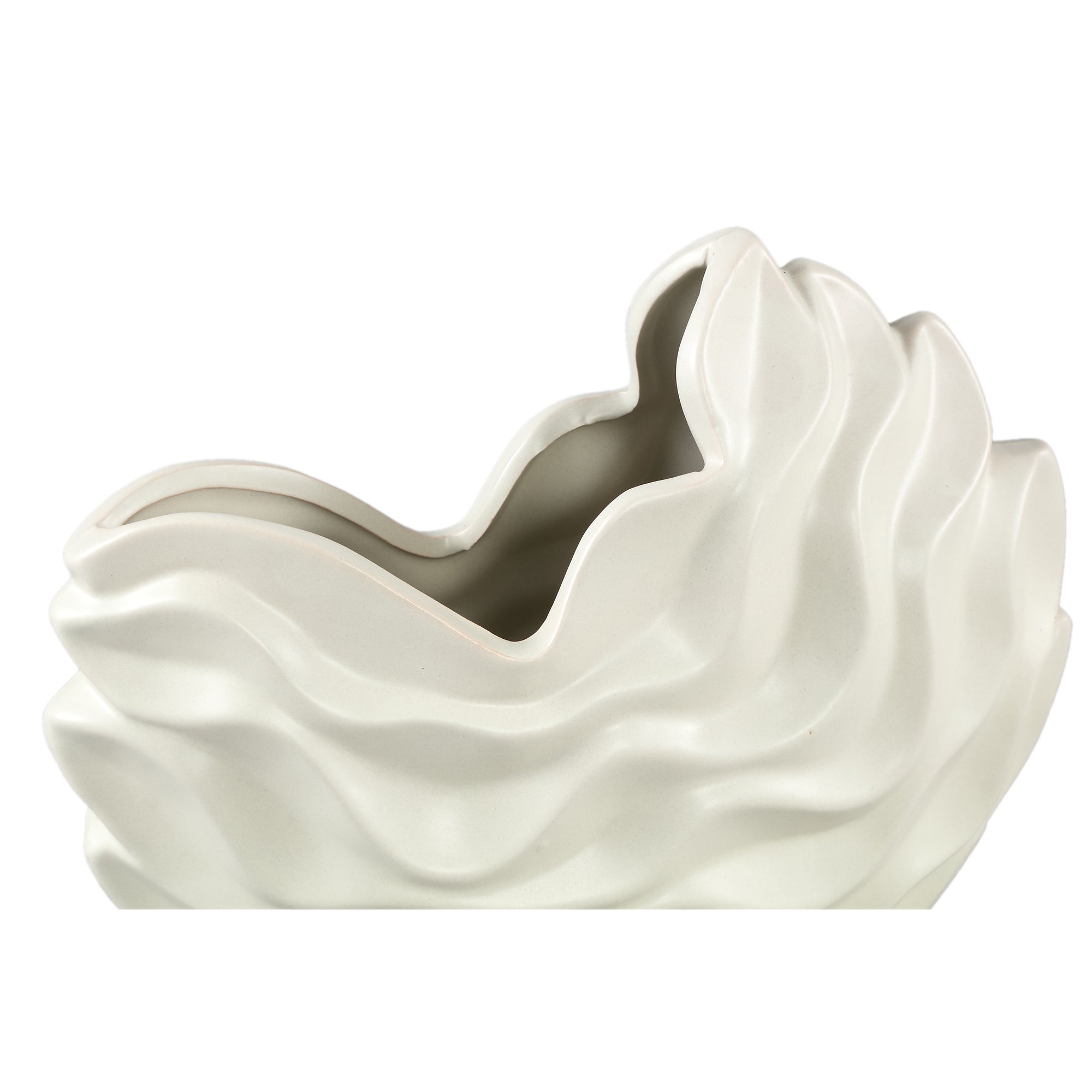 Kaylagh Pot en céramique - Crème