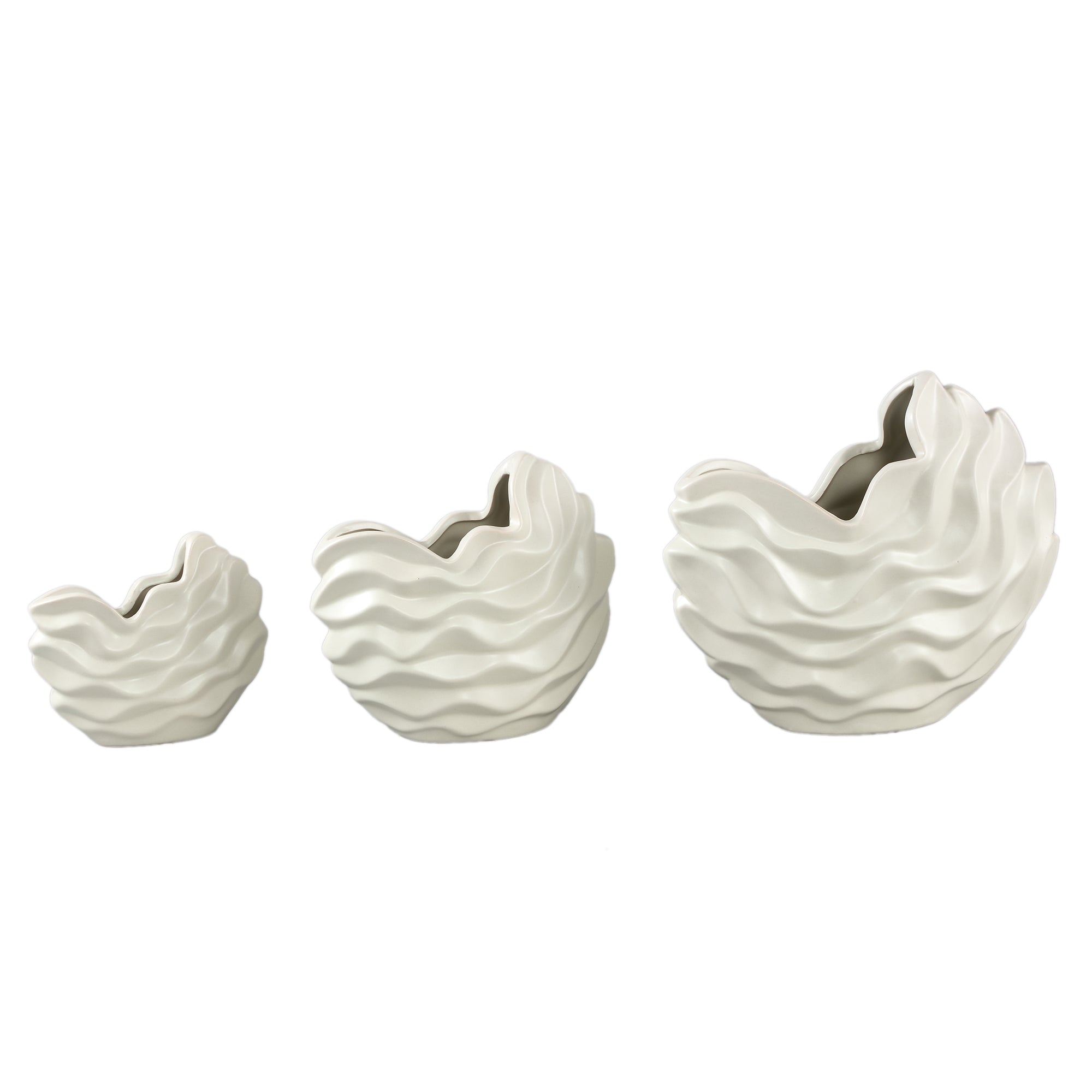 Kaylagh Pot en céramique - Crème