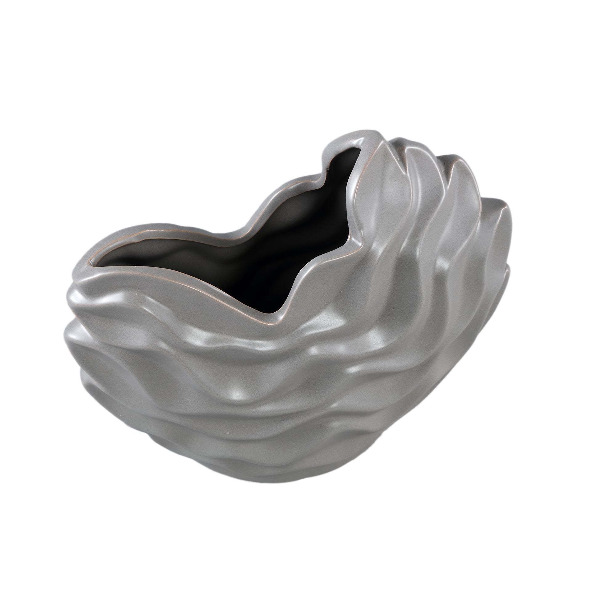 Kaylagh Pot en céramique - Gris