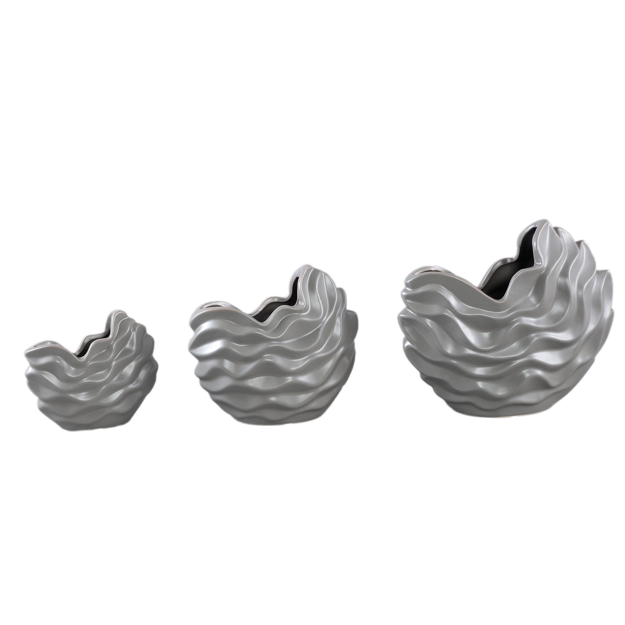 Kaylagh Pot en céramique - Gris