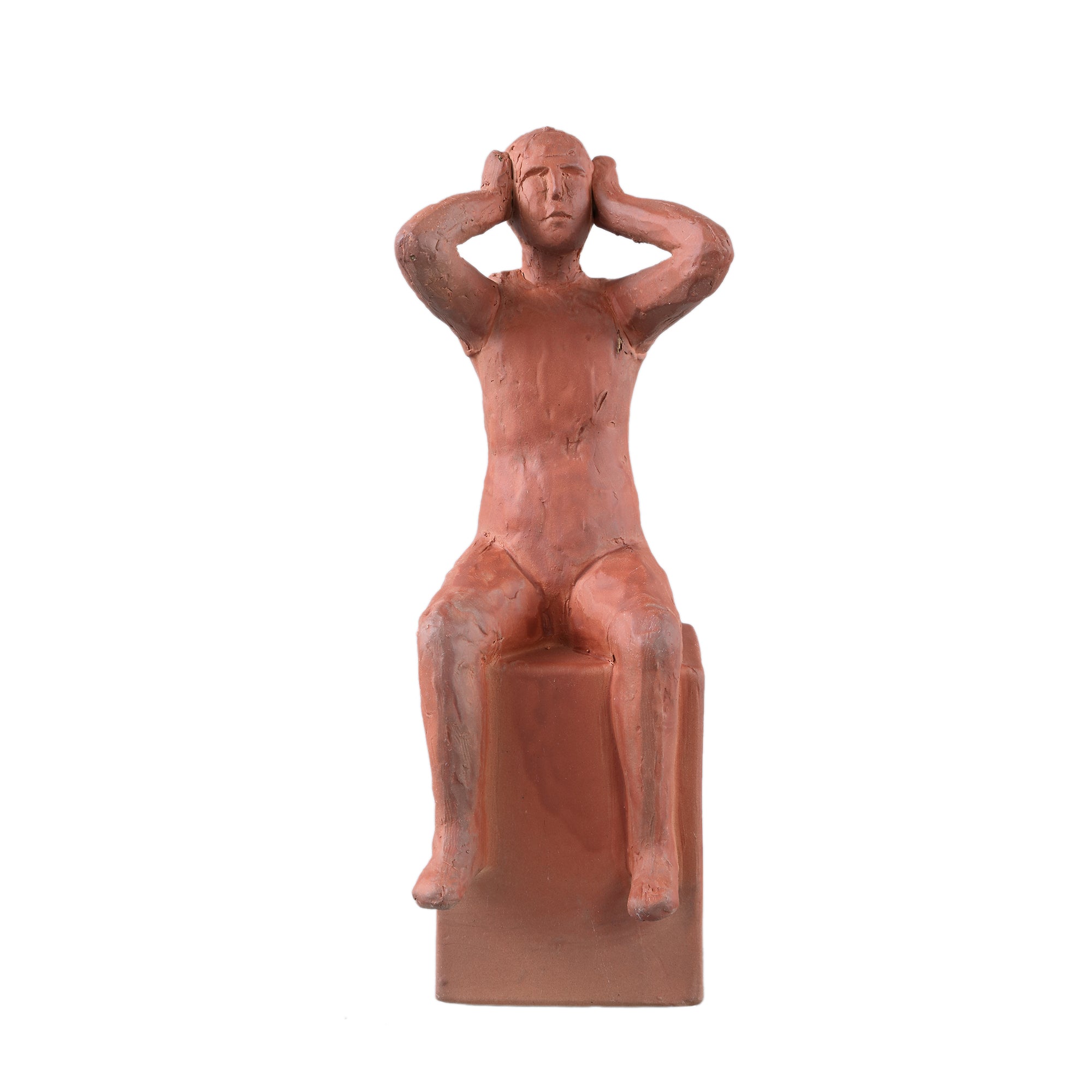 Amii Brown human shaped ceramic statue A