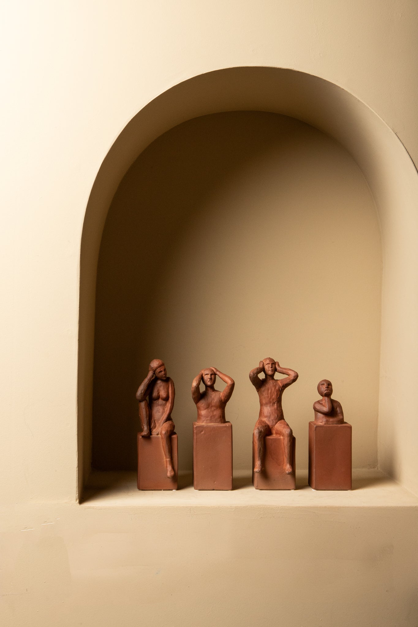 Amii Brown human shaped ceramic statue B