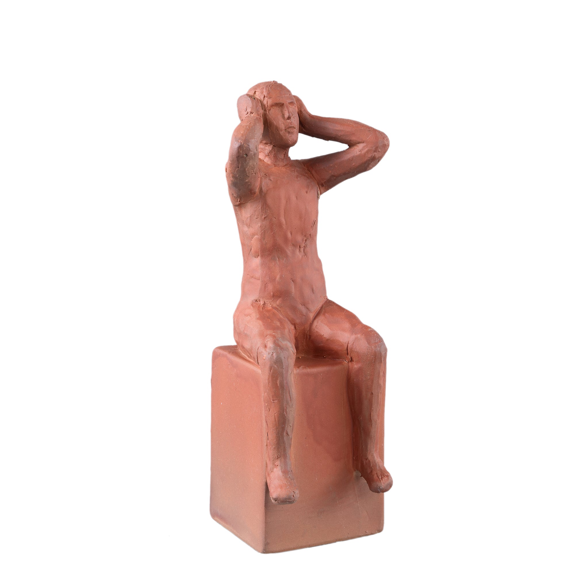 Amii Brown human shaped ceramic statue A