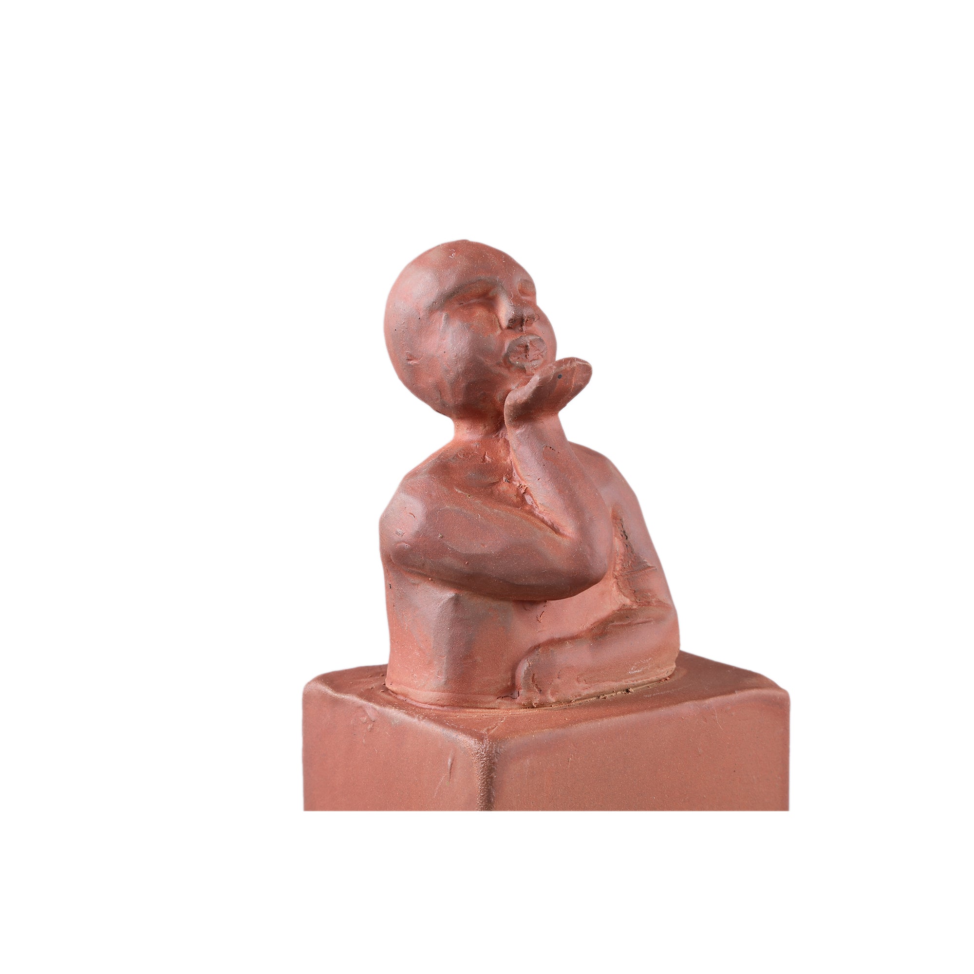 Amii Brown human shaped ceramic statue C