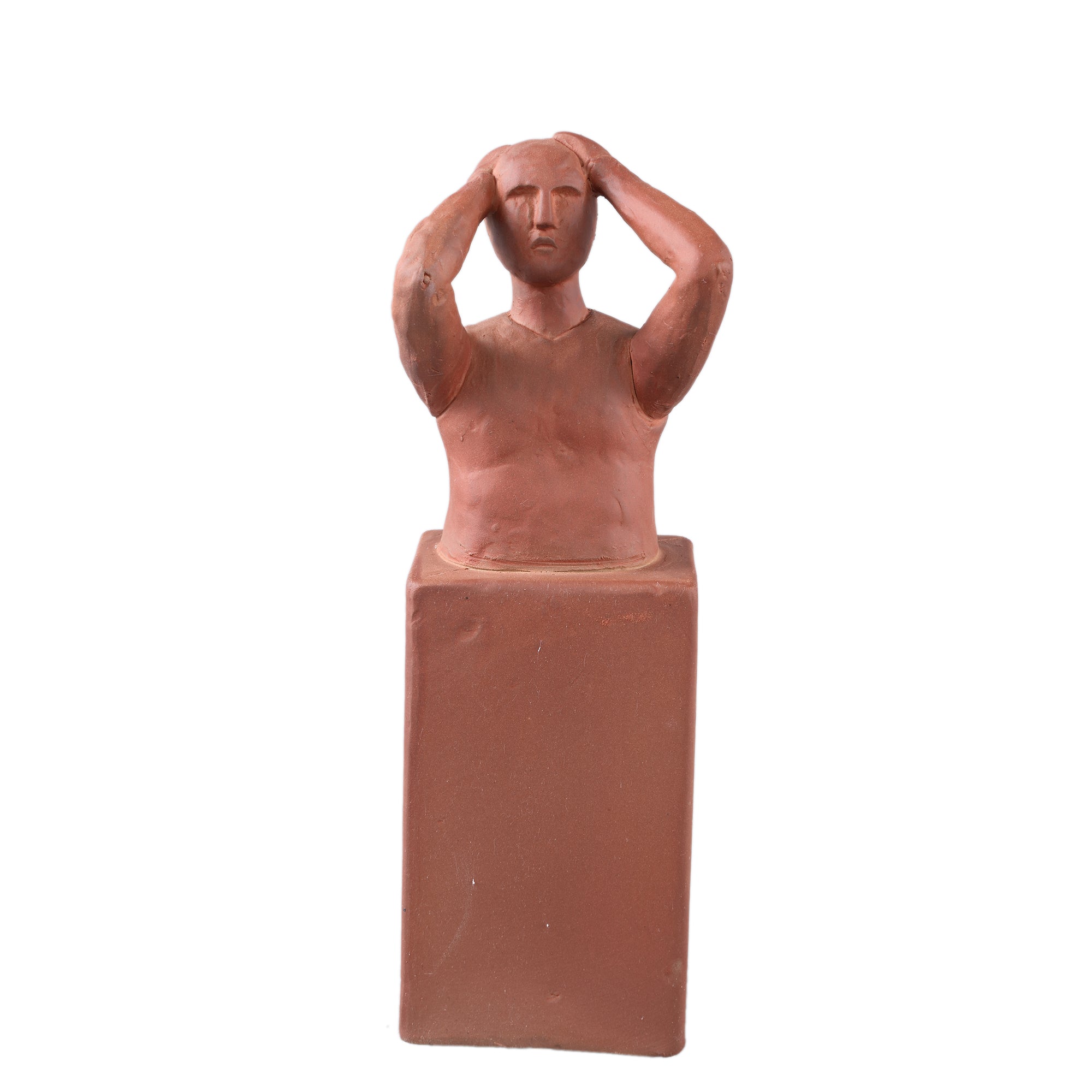 Amii Brown human shaped ceramic statue D