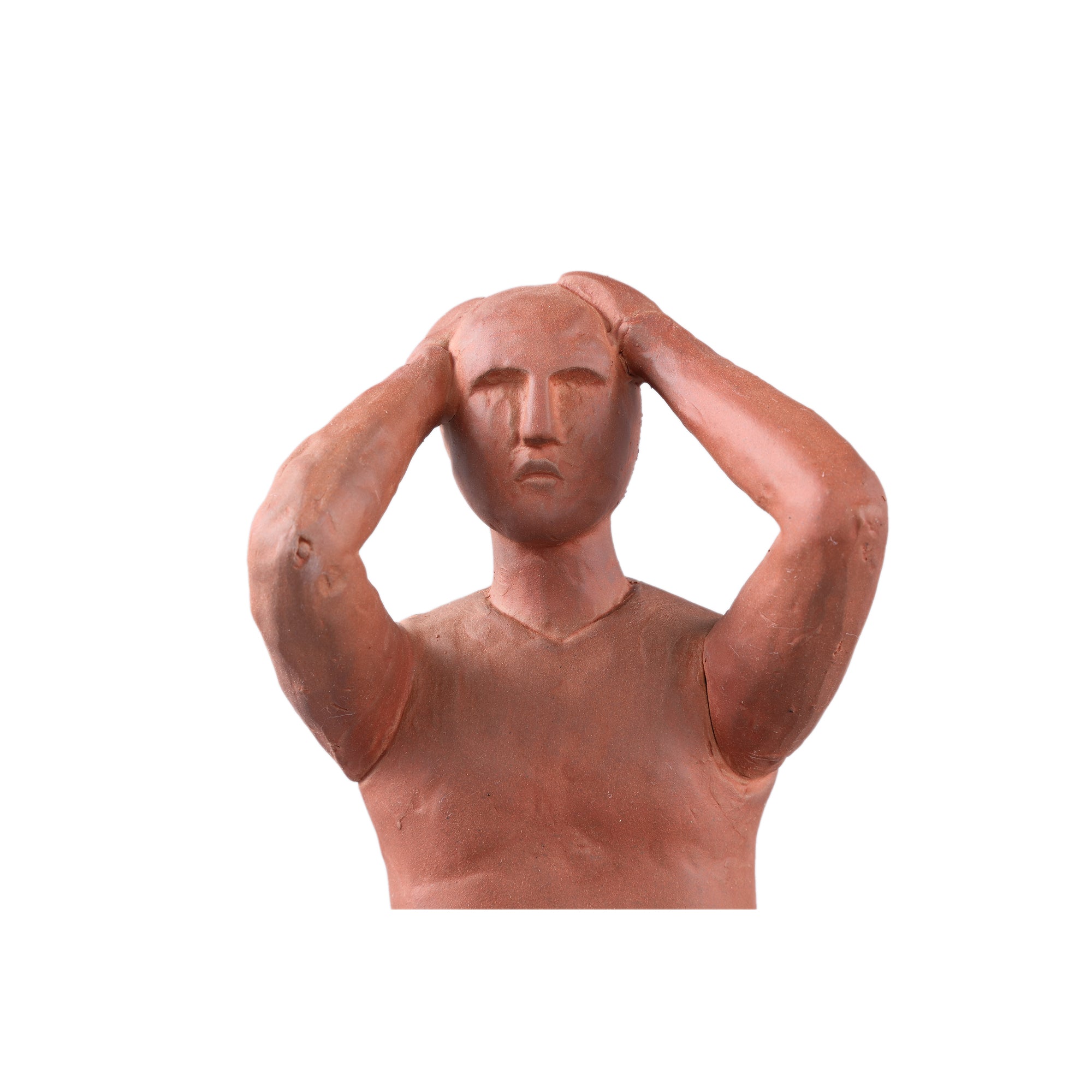 Amii Brown human shaped ceramic statue D