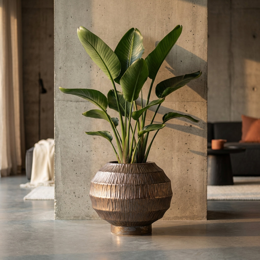 Cherith Pot en céramique - M (28x28x26 cm)