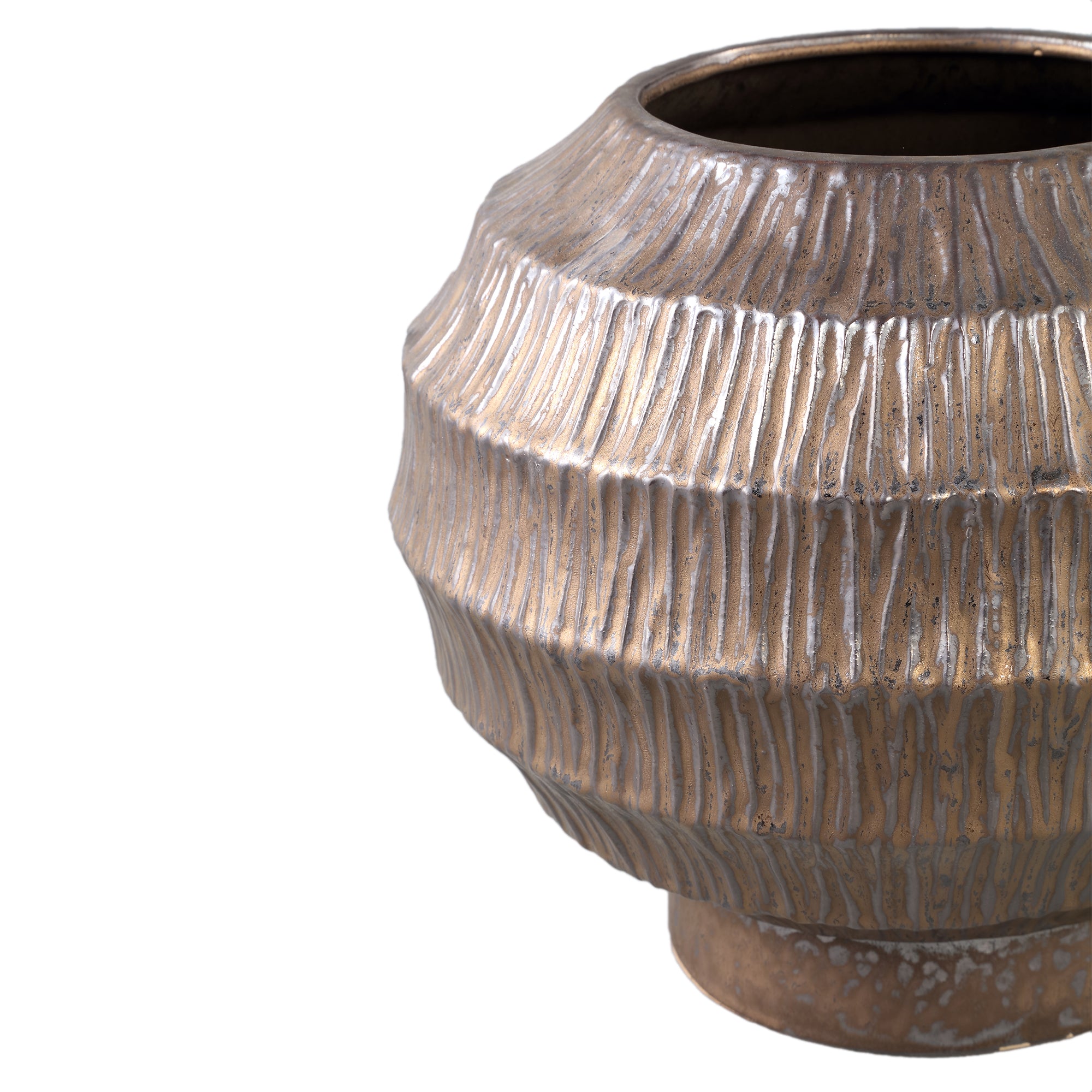 Cherith Pot en céramique - L (34x34x30 cm)