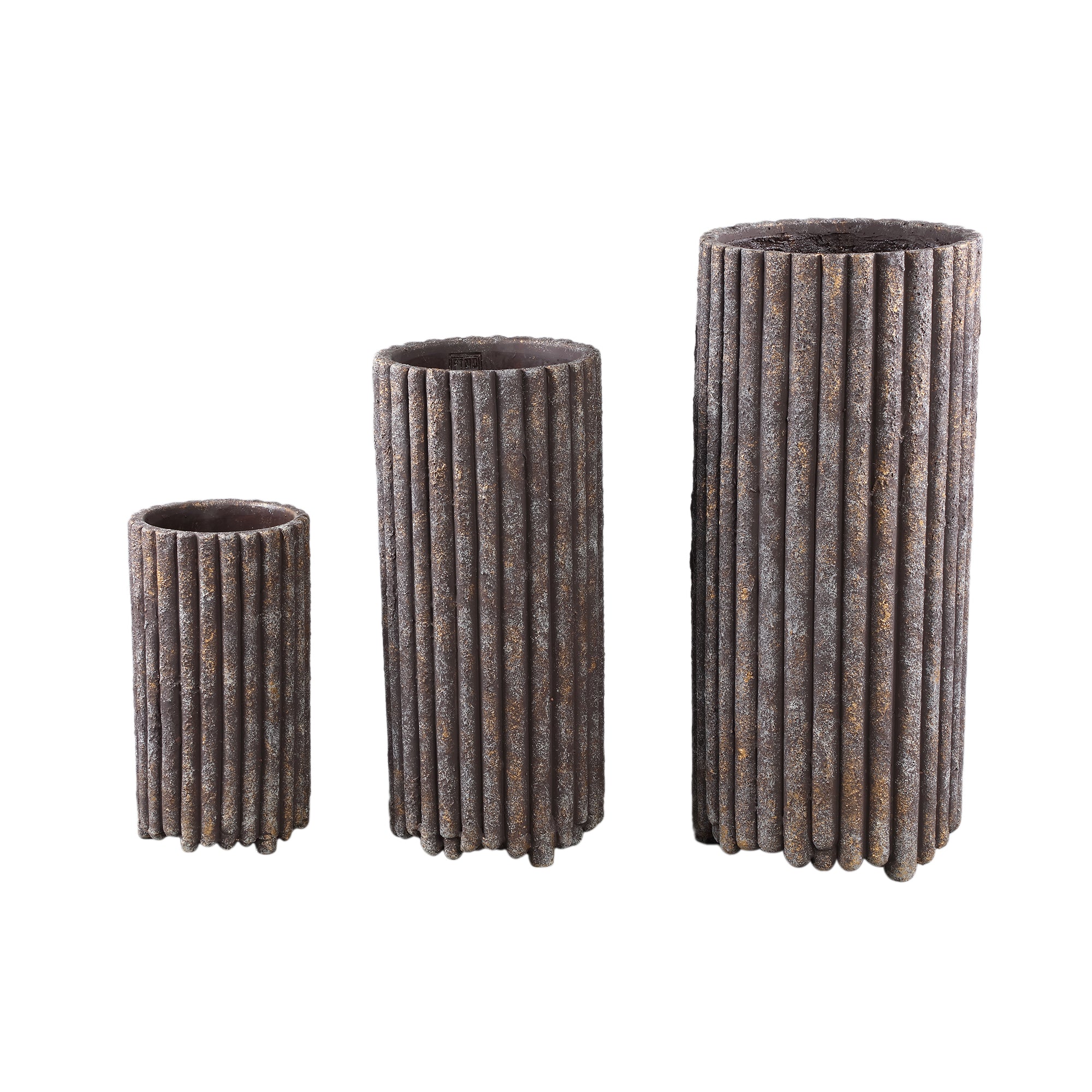 Morganne Pot en ciment - S (16x16x30 cm)