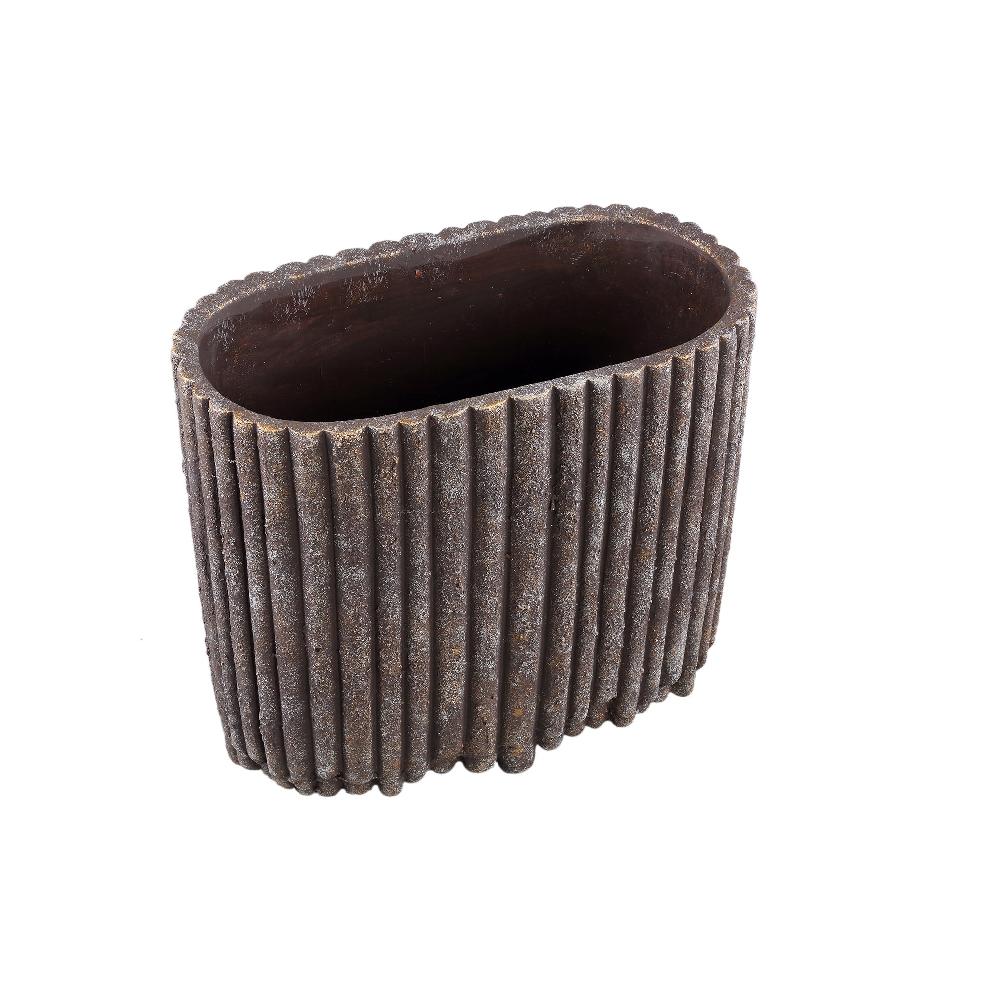Morganne Pot en ciment - L (40x20x36 cm)