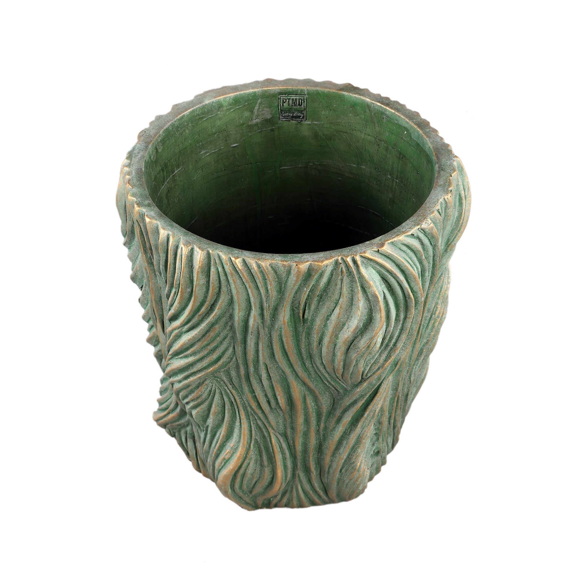Pot Alexio — Ciment — Vert