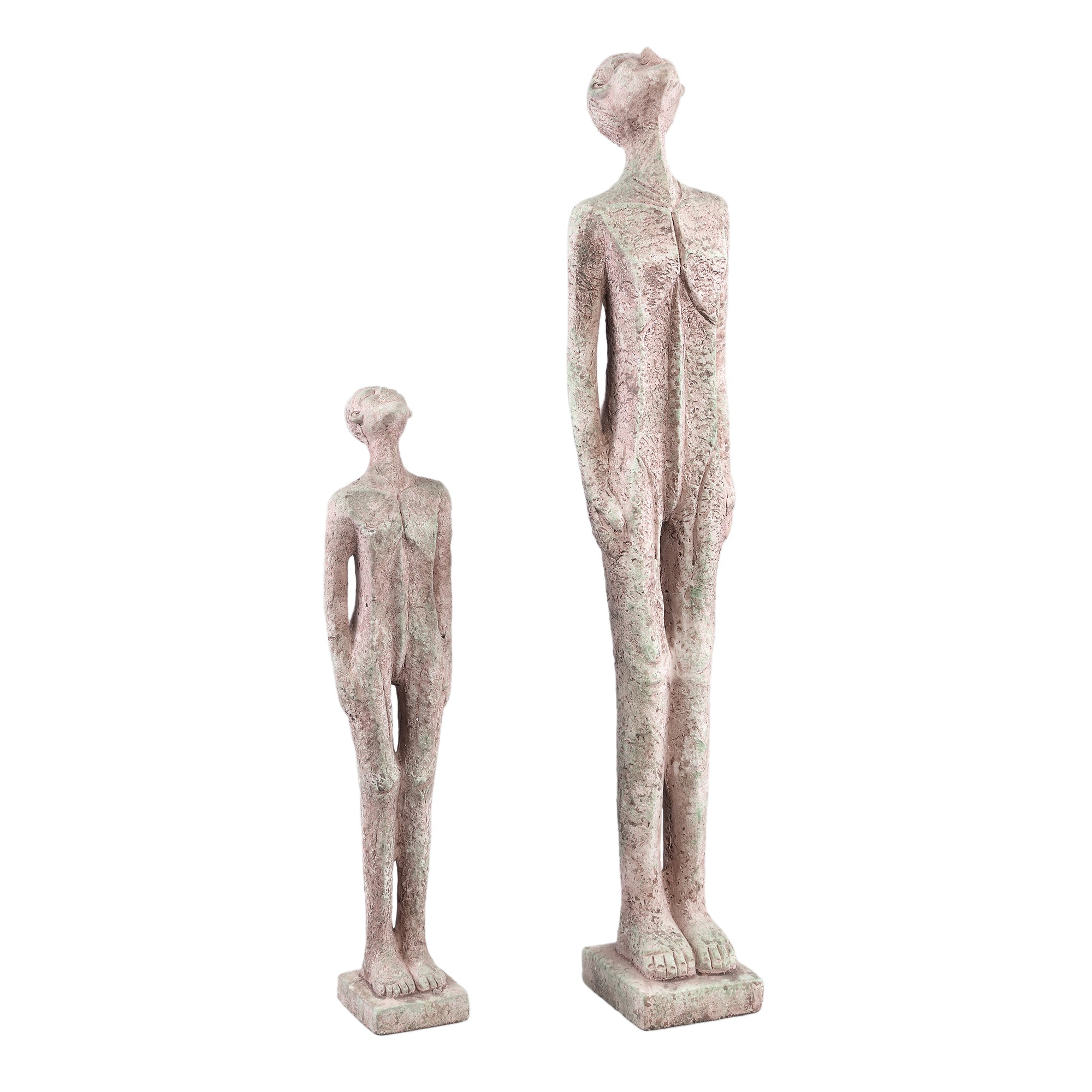 Keiton Grey human shaped statue low