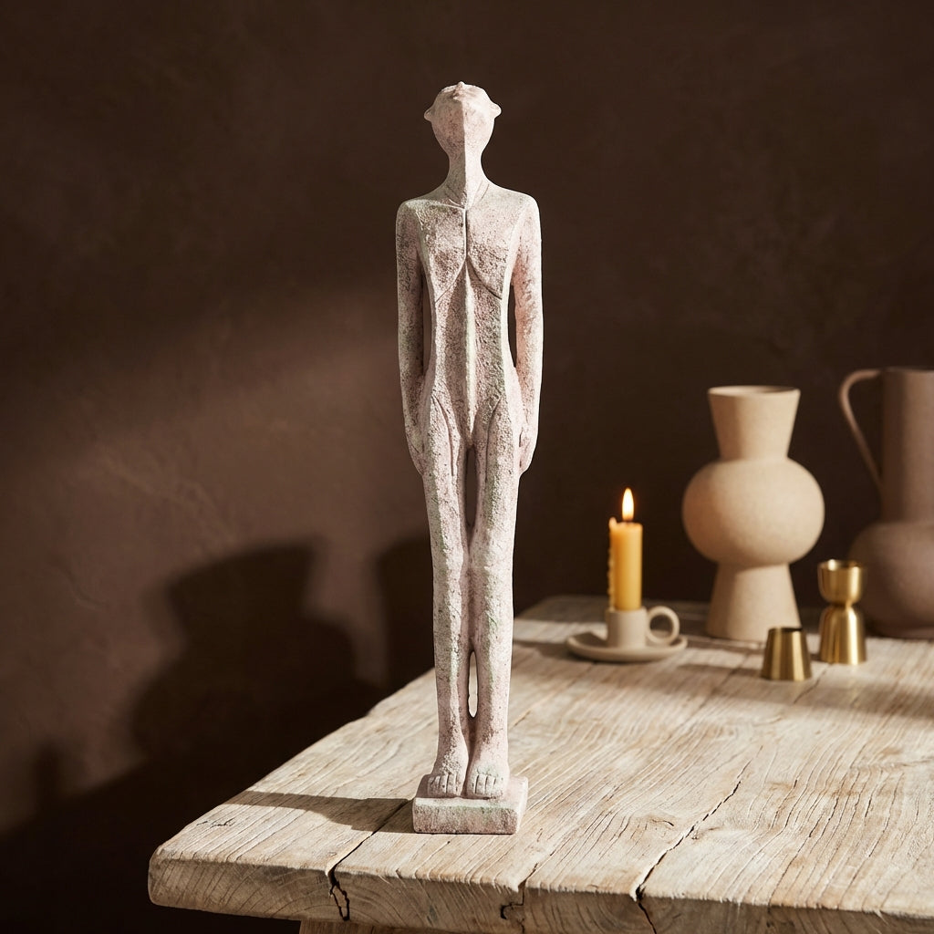 Keiton Grey human shaped statue high