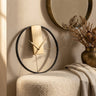 Lolae Gold iron round wall clock S