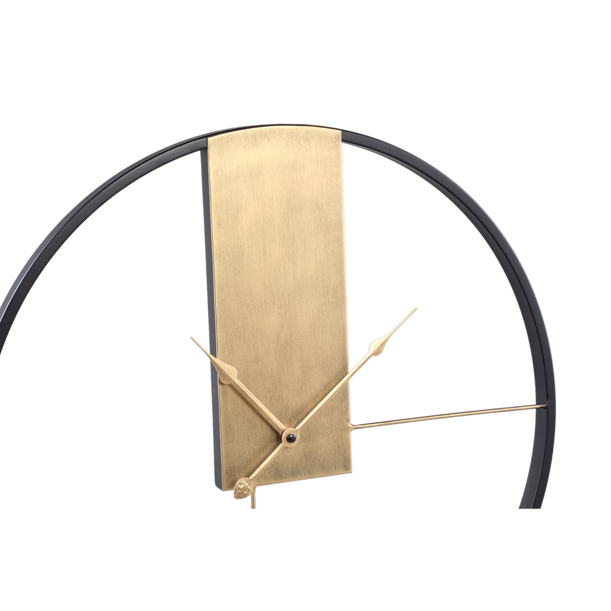 Lolae Gold iron round wall clock L