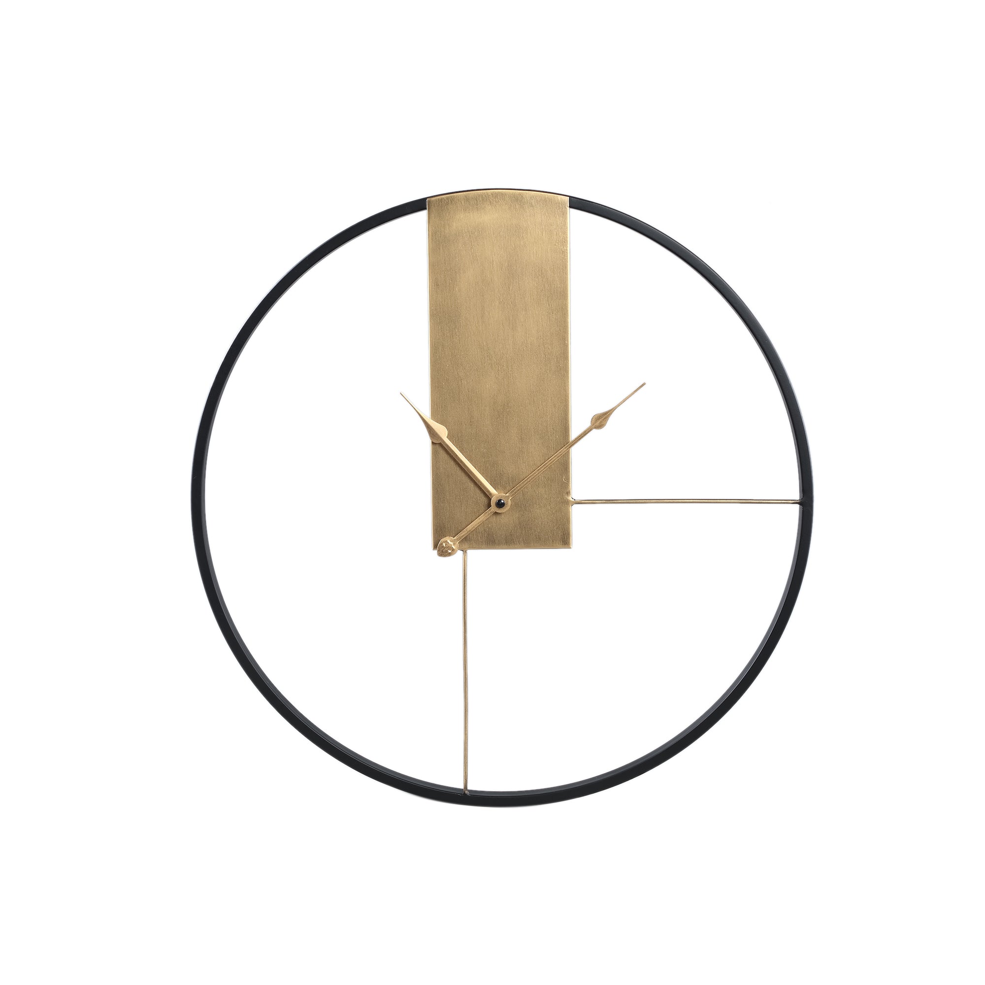 Lolae Gold iron round wall clock L