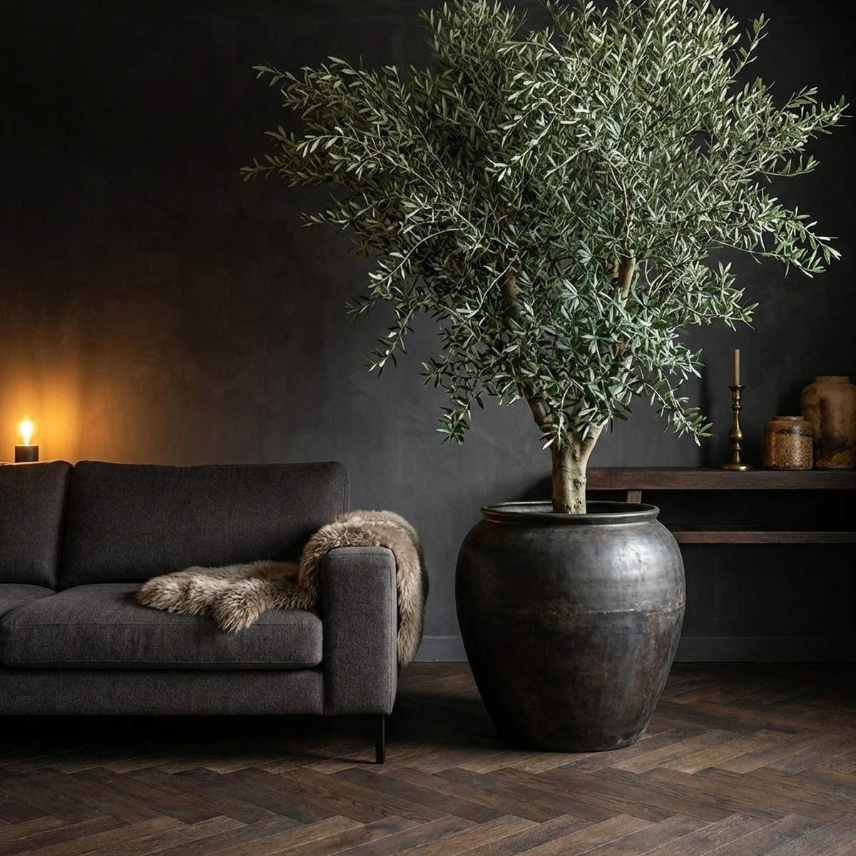 Pot Nouska — Métal — Photo lifestyle