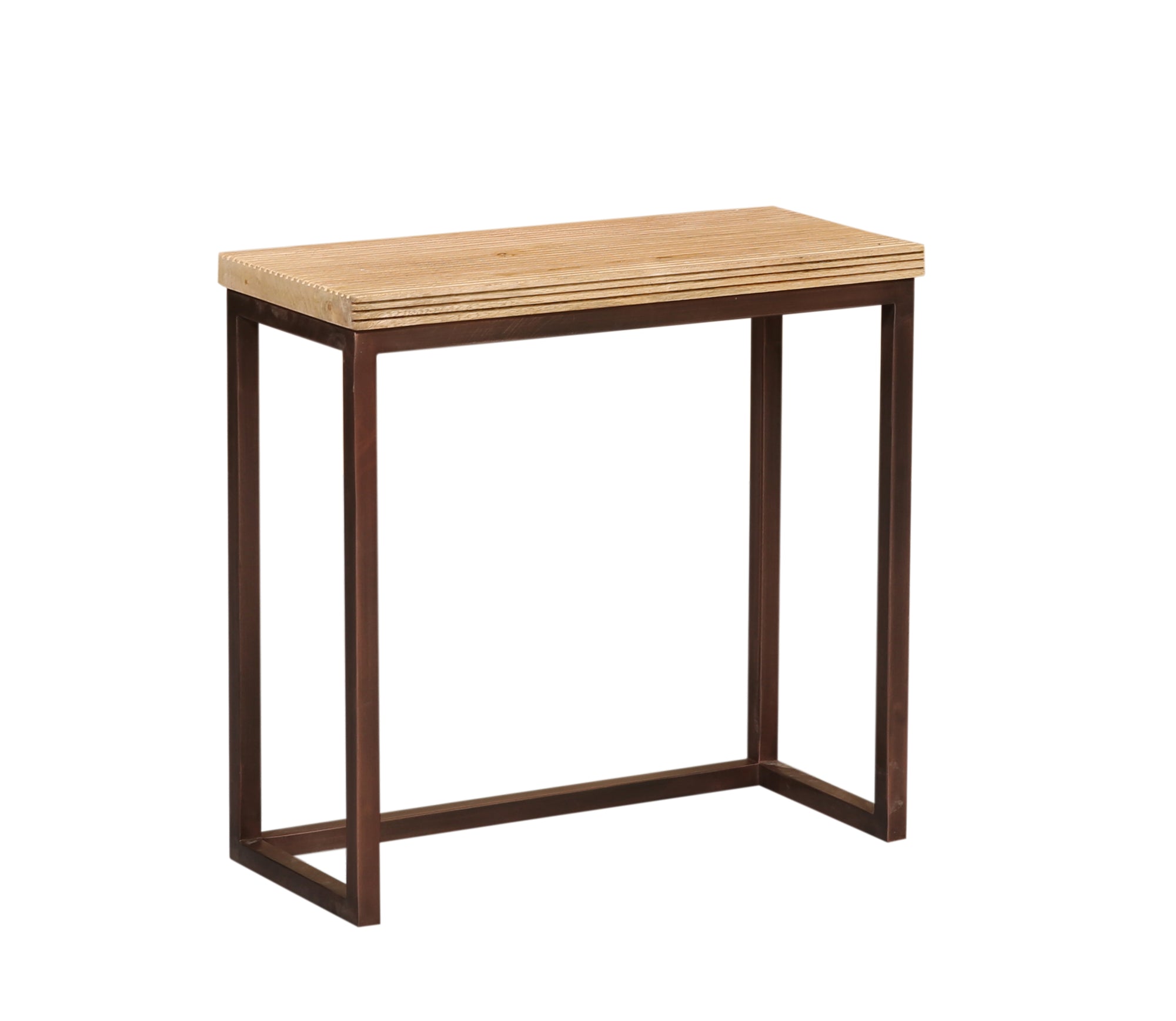 Zoah Copper mango wood rectangle sidetable SV3 - Photo 11