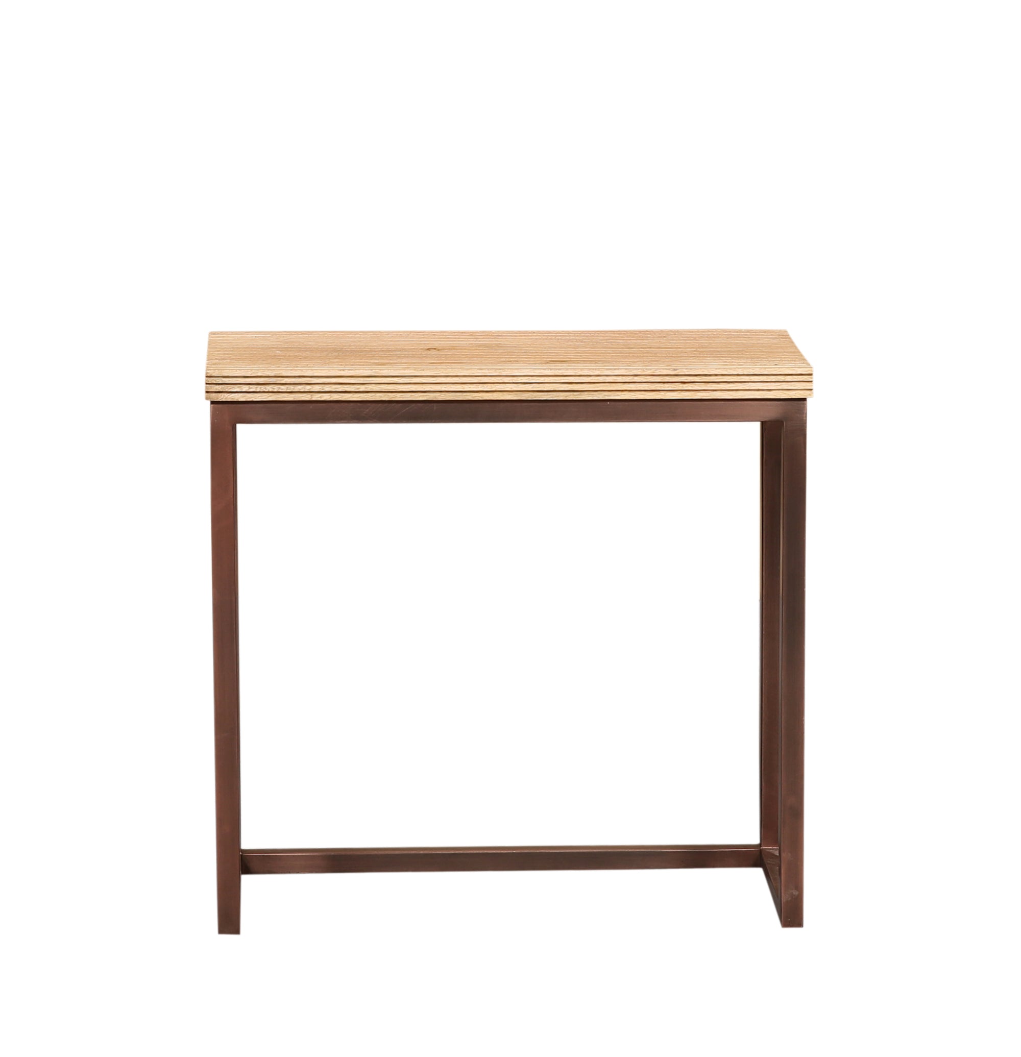 Zoah Copper mango wood rectangle sidetable SV3 - Photo 4
