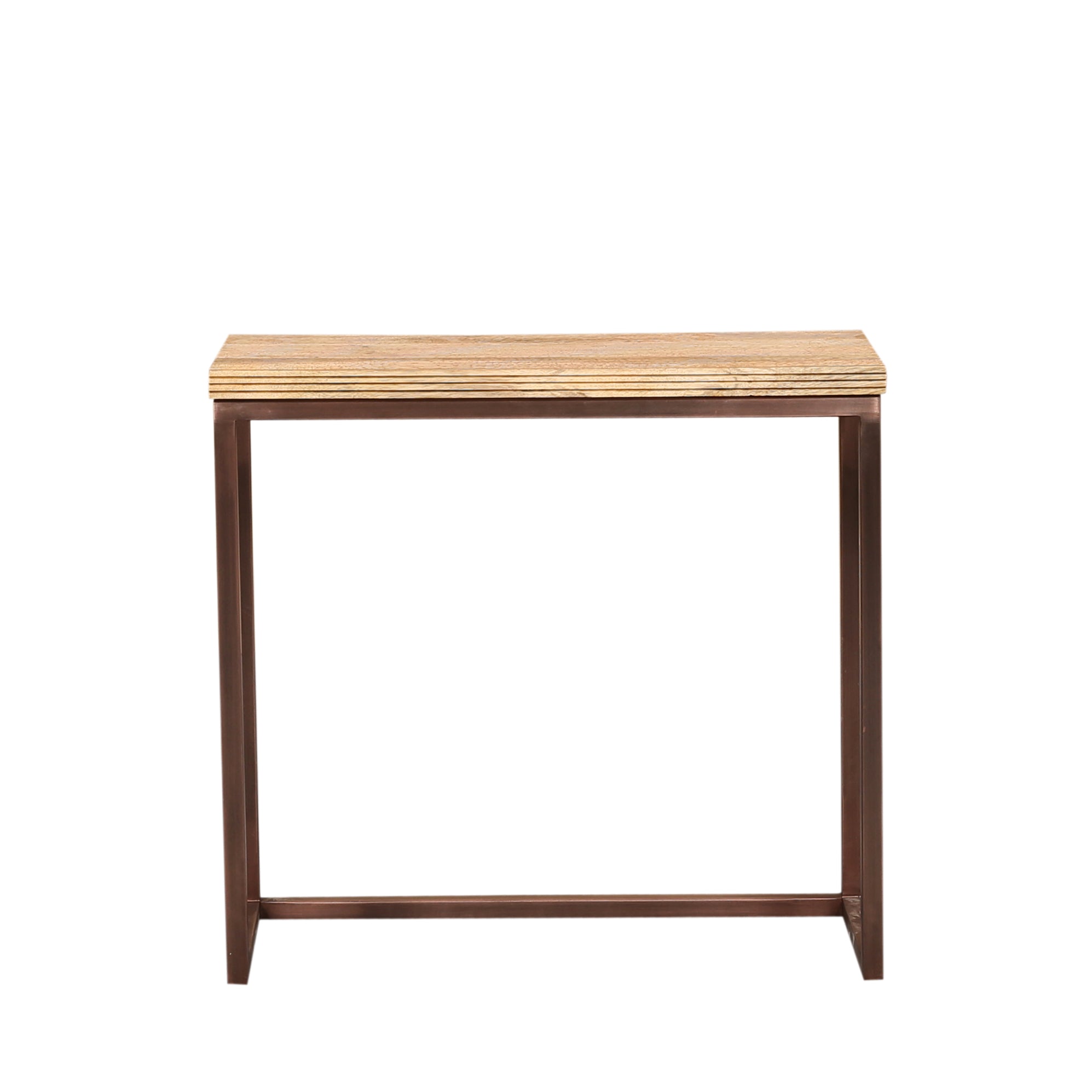 Zoah Copper mango wood rectangle sidetable SV3 - Photo 6