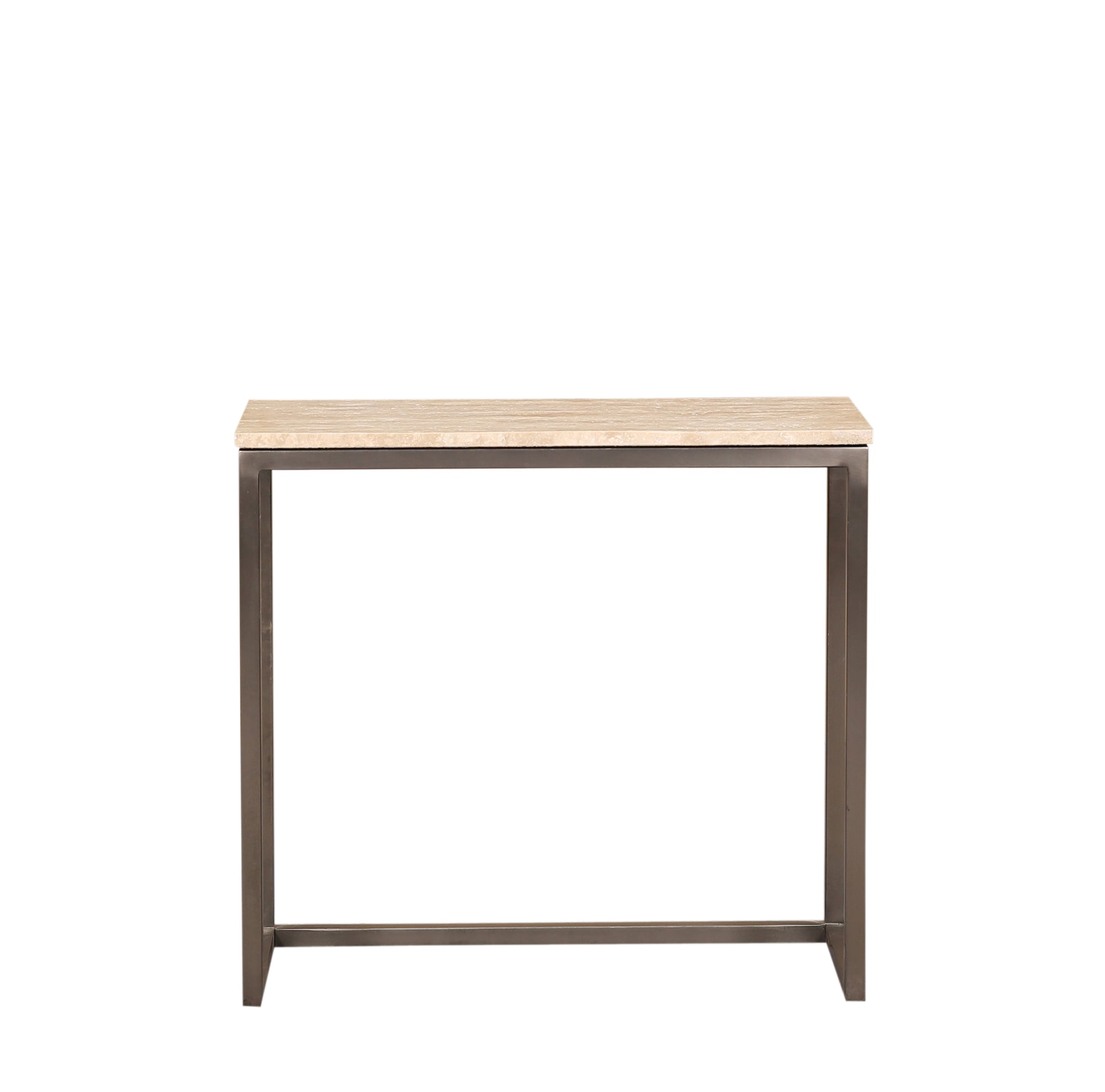 Zoah Black Travertine rectangle sidetable SV3 - Photo 6