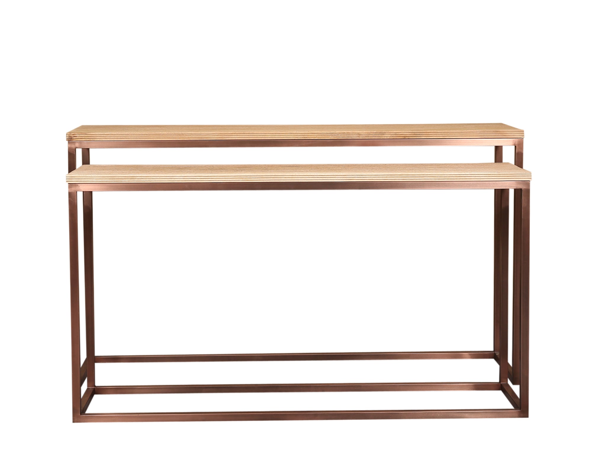 Zoah Copper mango wood rectangle sidetable SV2 - Photo 4