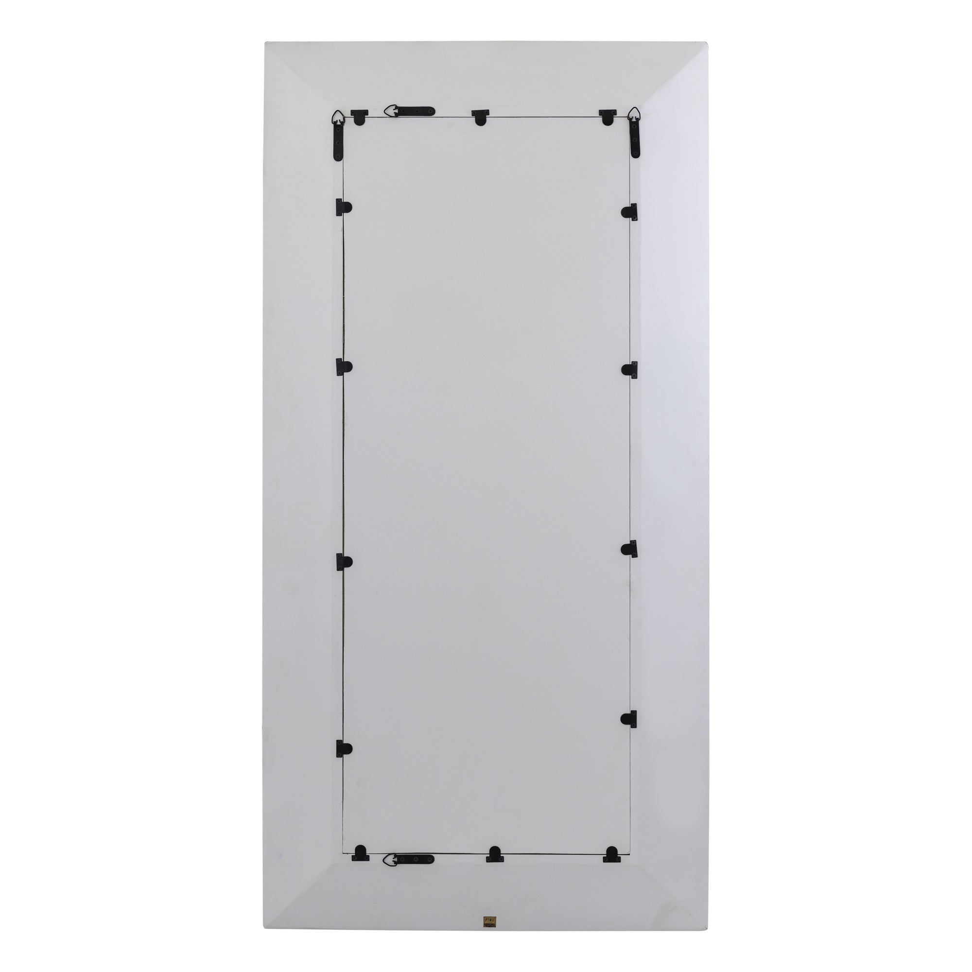 Chinasa White rect mdf mirror gold finish low