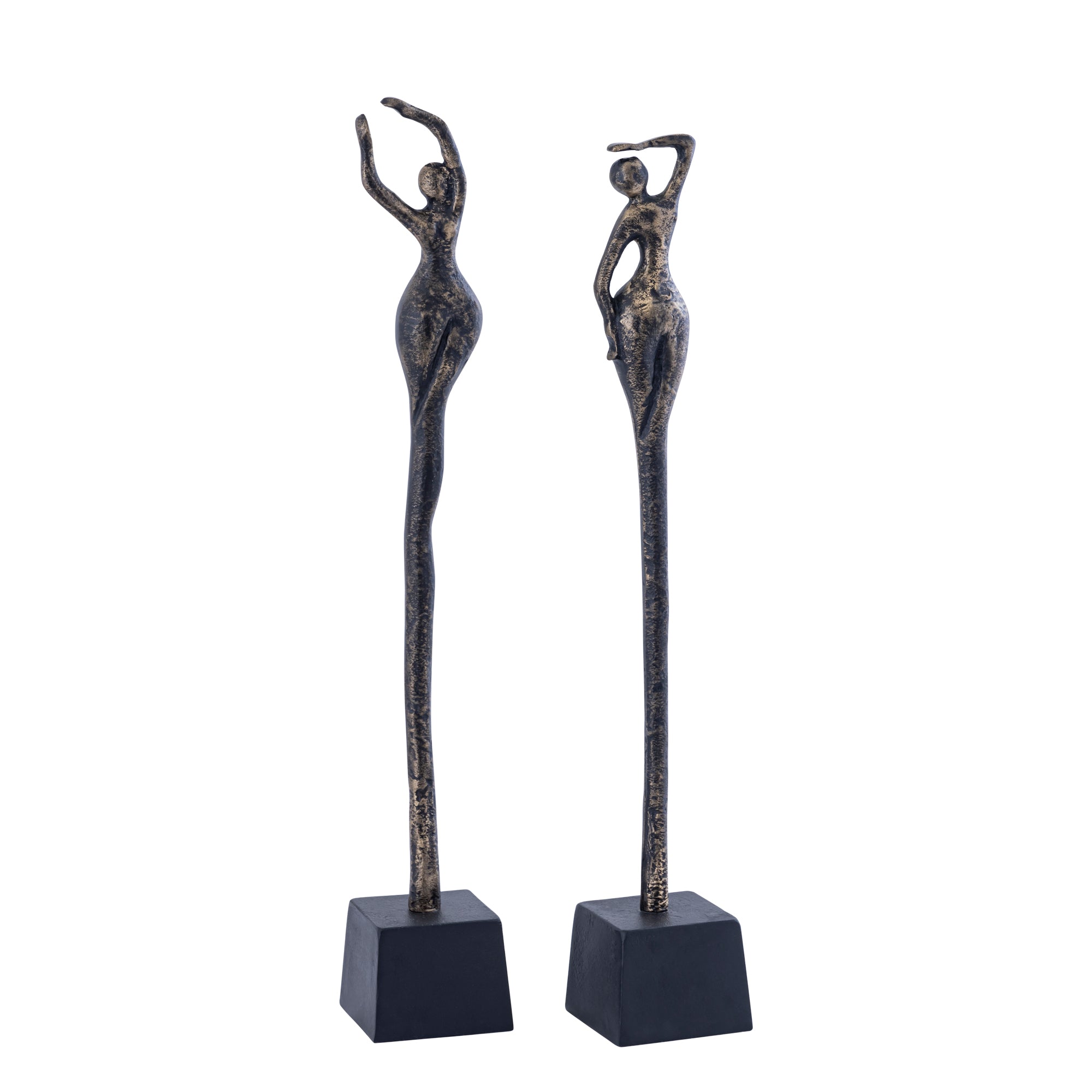 Ciwan Antique Brass alu casted women statue B