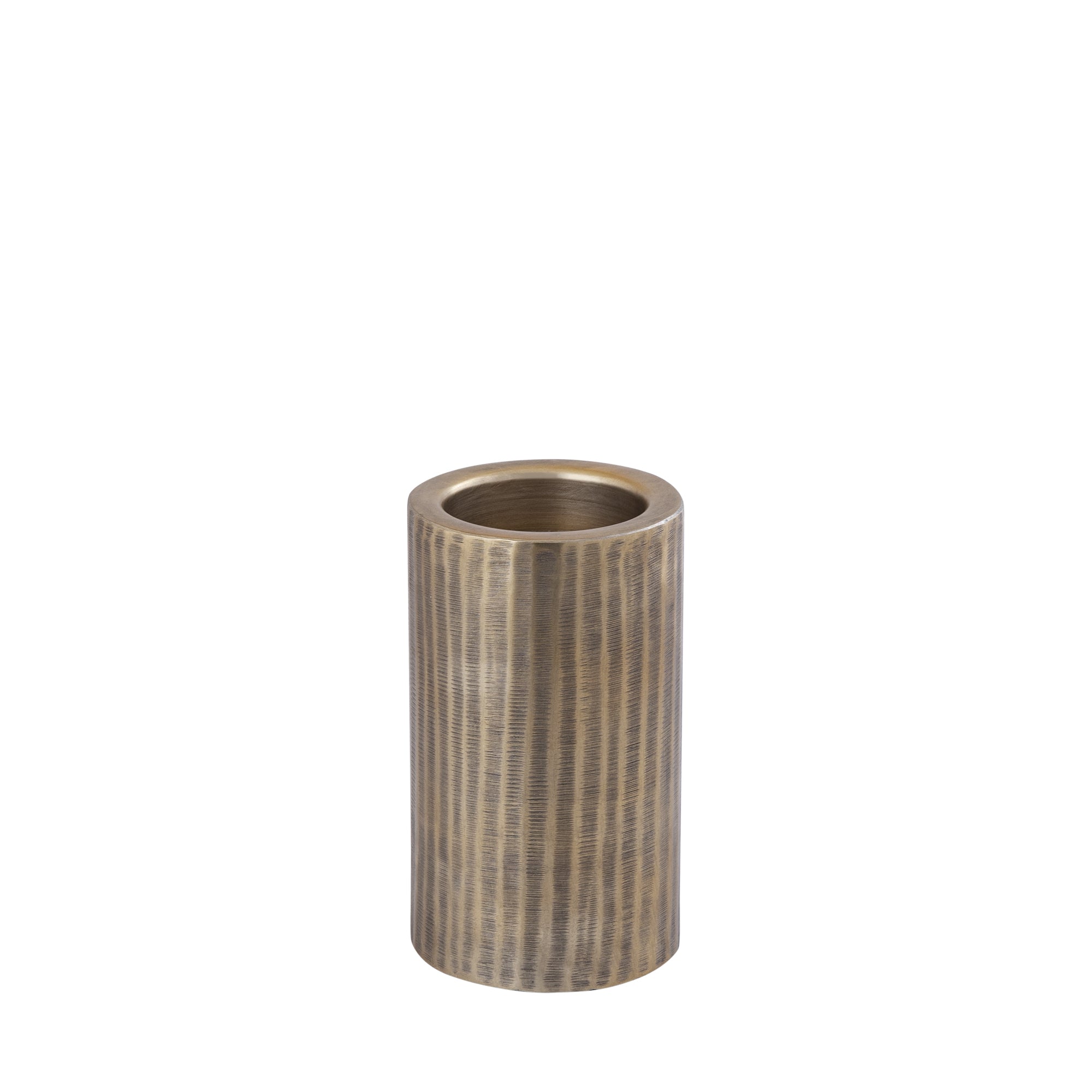 Jowad Chandeliers en métal — Antique Alu Candle Holder Rib - Or