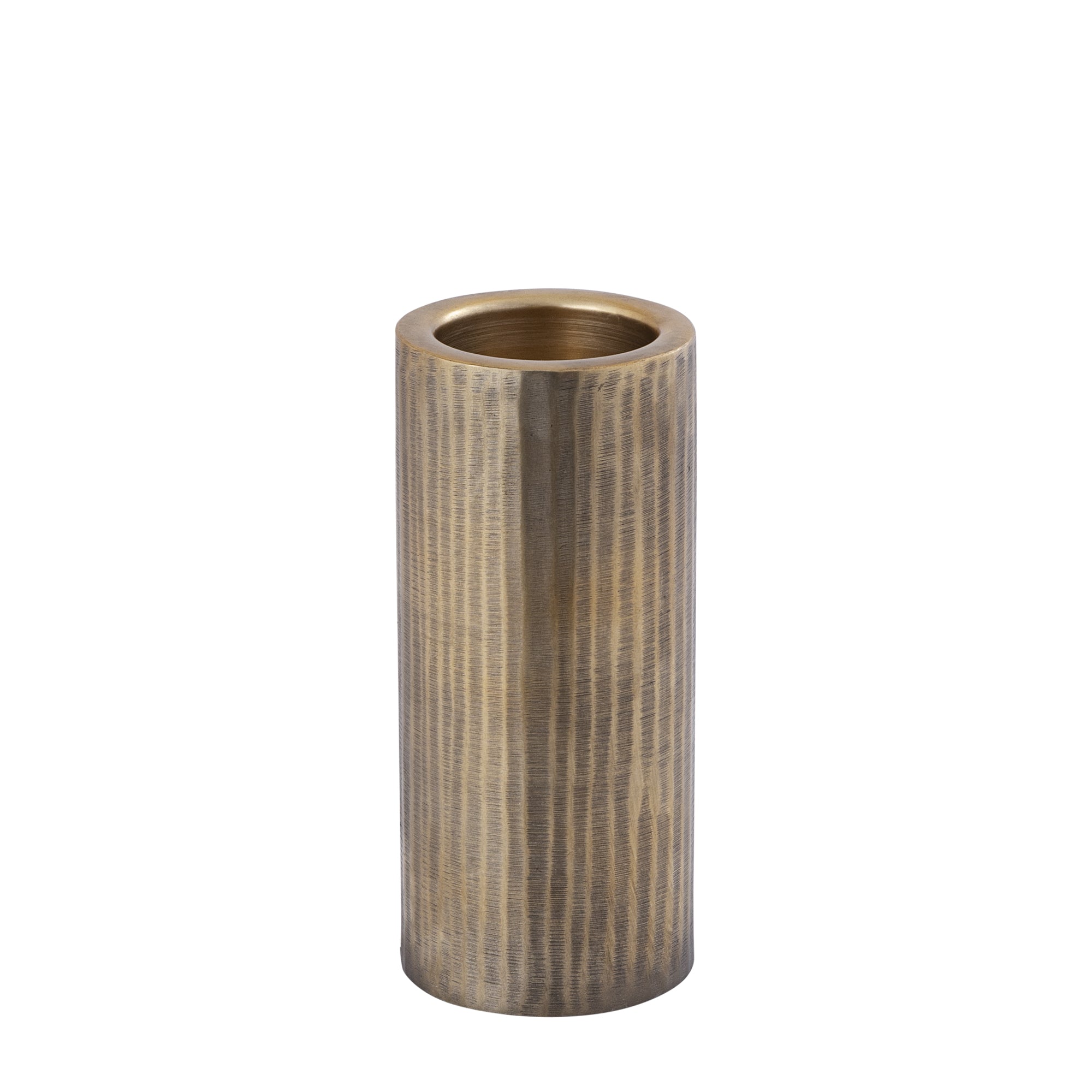 Jowad Chandeliers en métal — Antique Alu Candle Holder Rib - Or