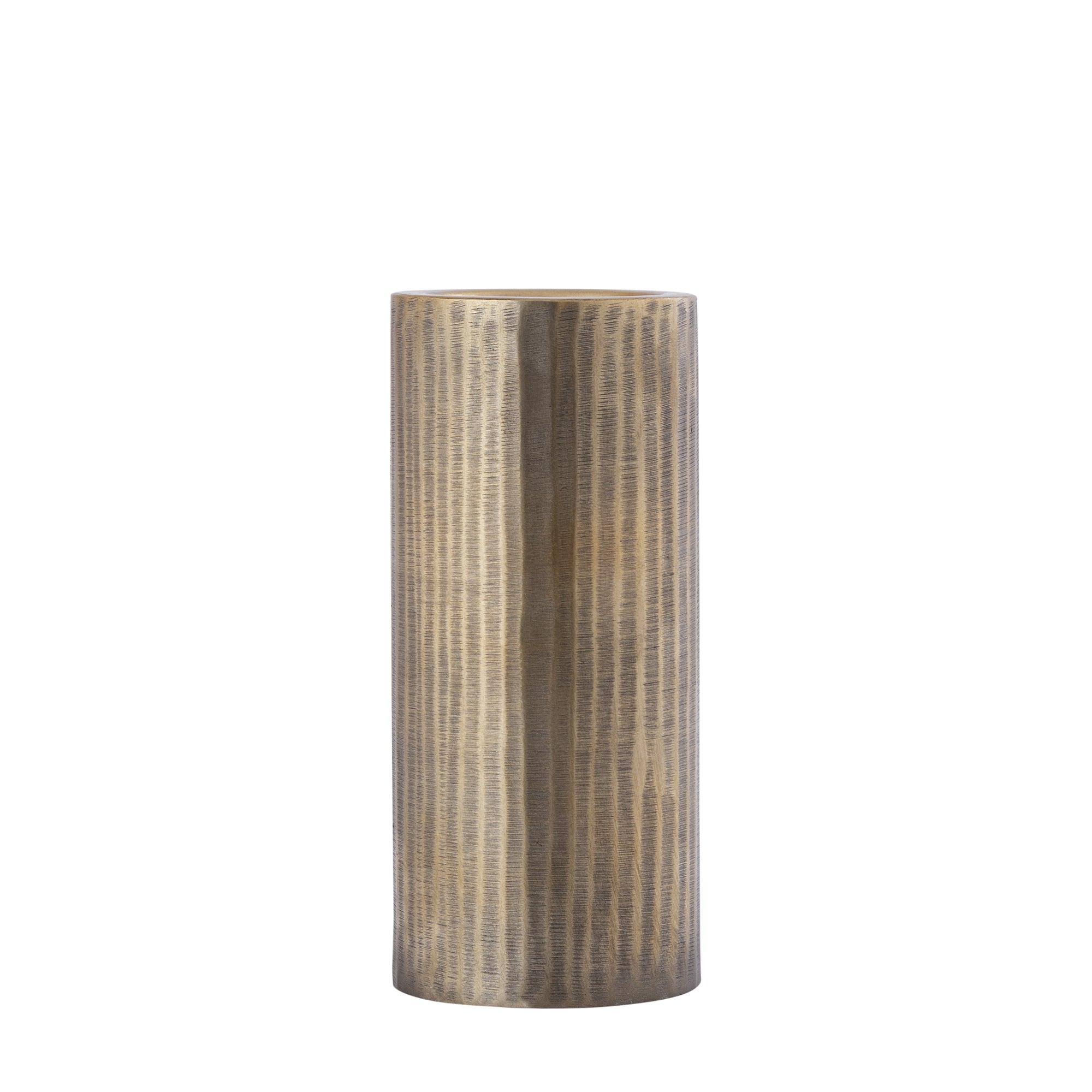 Jowad Chandeliers en métal — Antique Alu Candle Holder Rib - Or