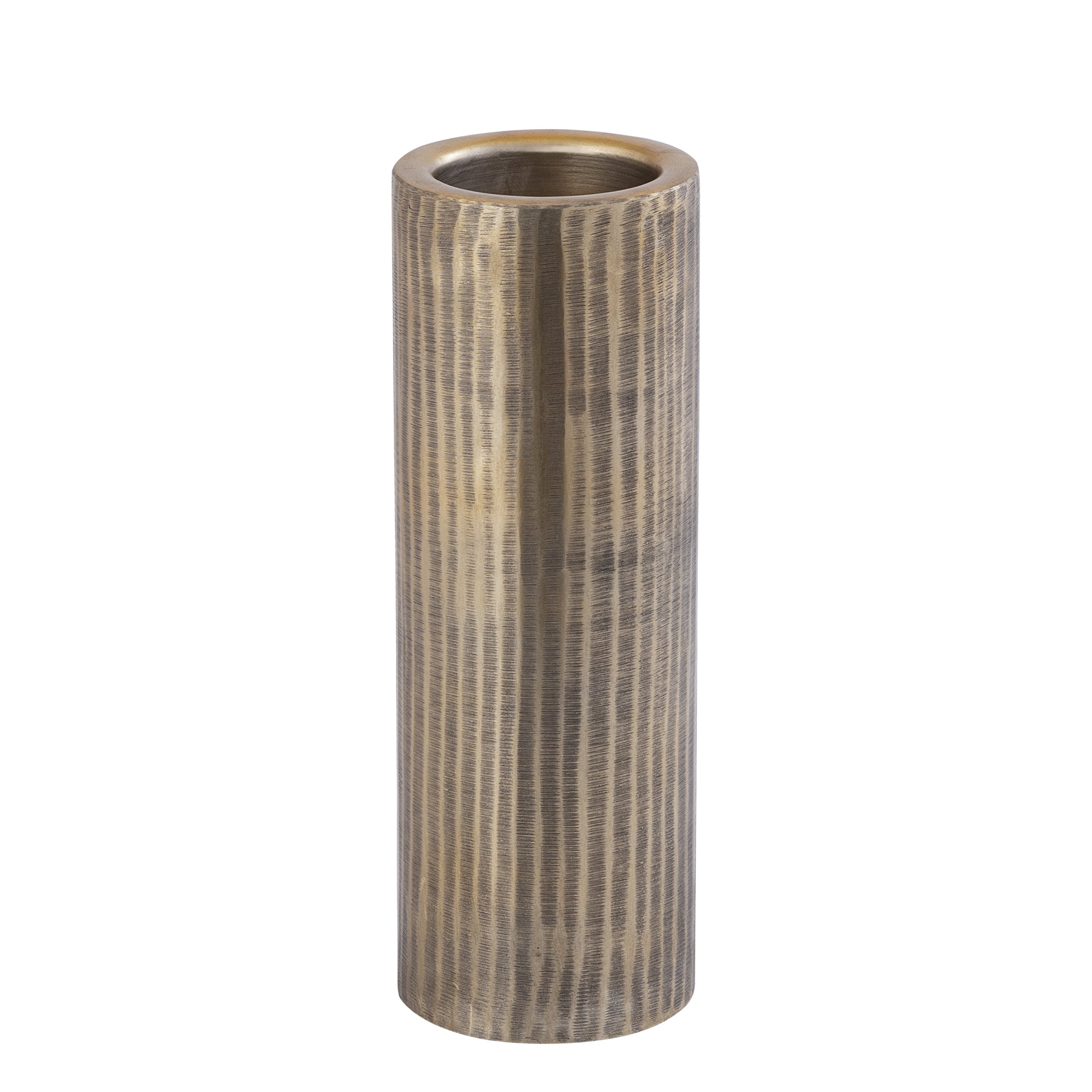Jowad Chandeliers en métal — Antique Alu Candle Holder Rib - Or
