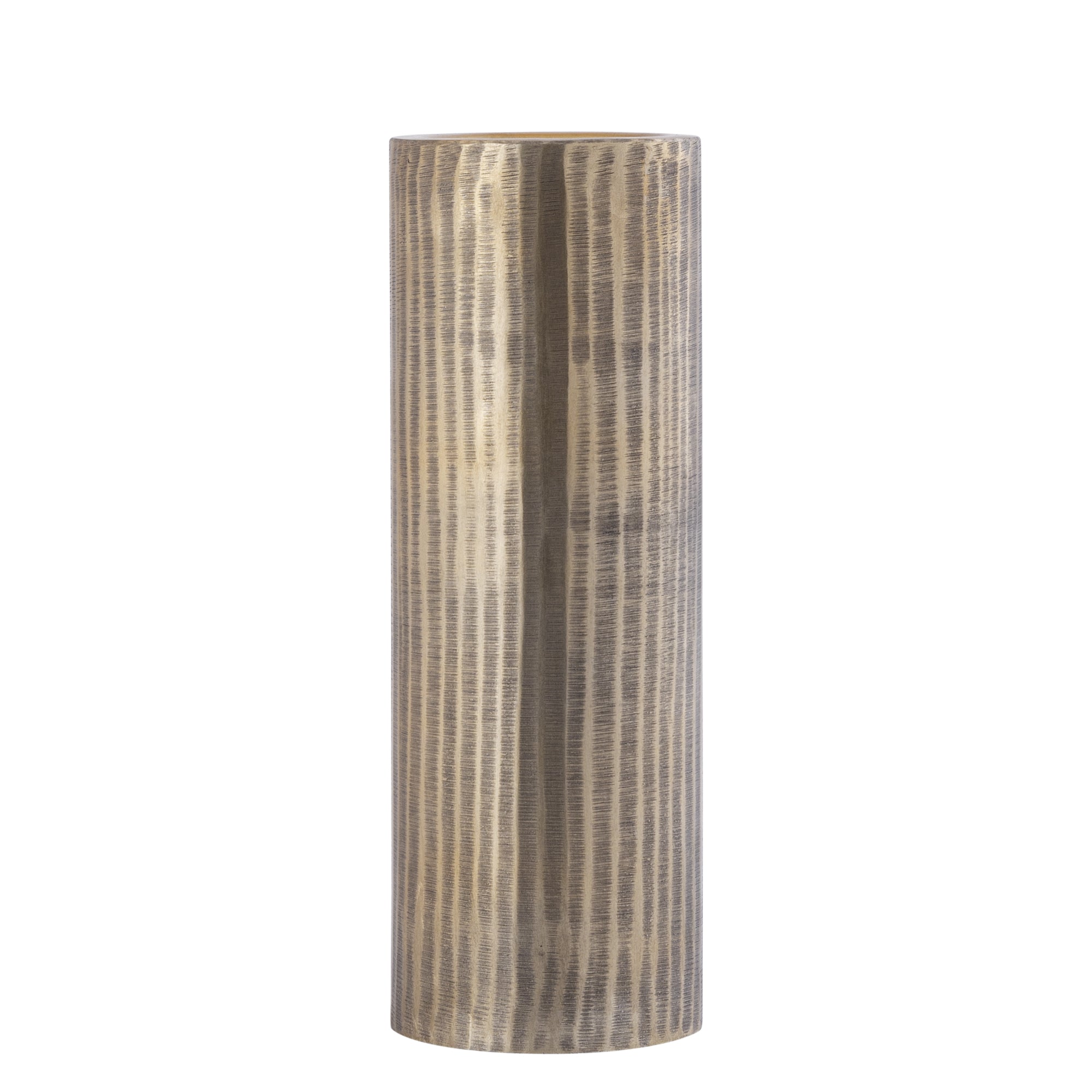 Jowad Chandeliers en métal — Antique Alu Candle Holder Rib - Or